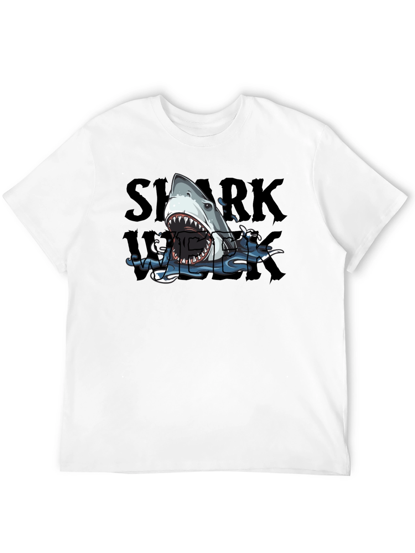 Black Shark Week Graphic Print Tee view 12