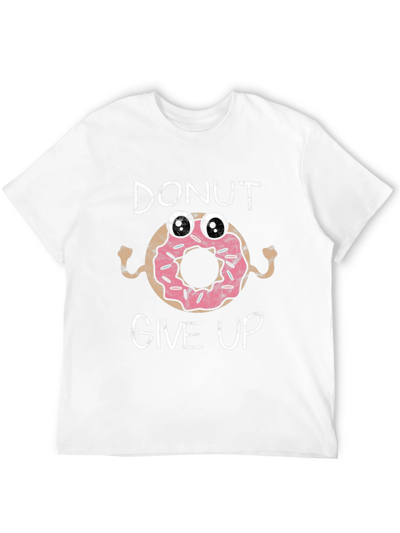 Black Donut Give Up Graphic Tee view 12