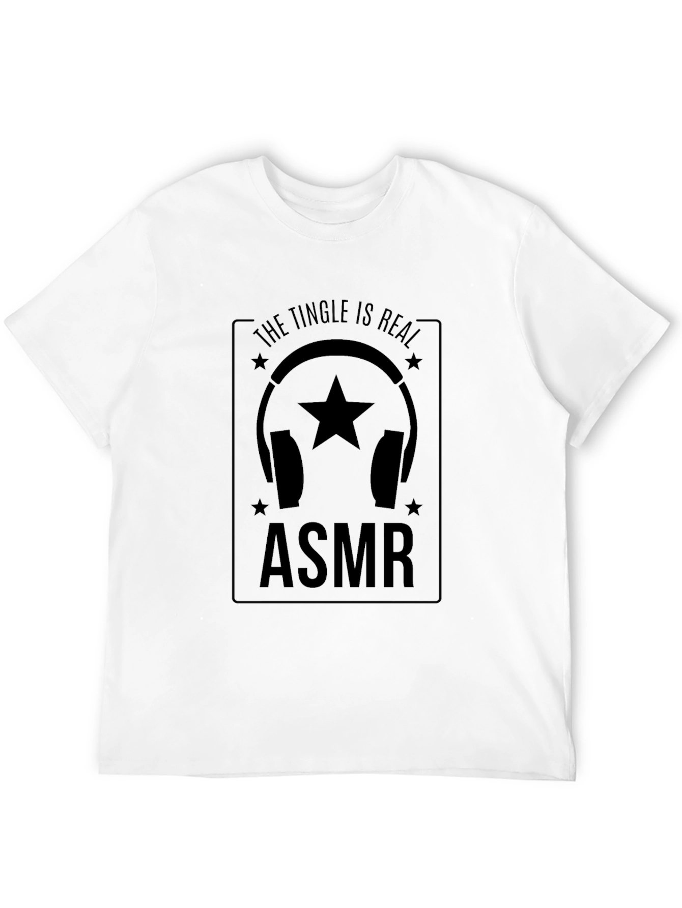Black ASMR Tingle is Real T-Shirt view 12