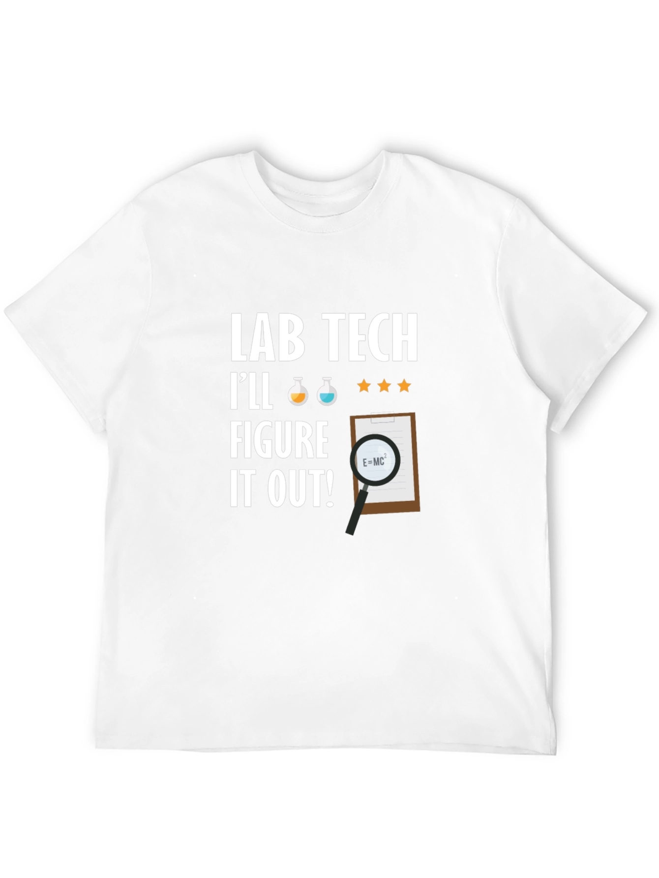 Black Lab Tech I'll Figure it Out! T-Shirt view 12