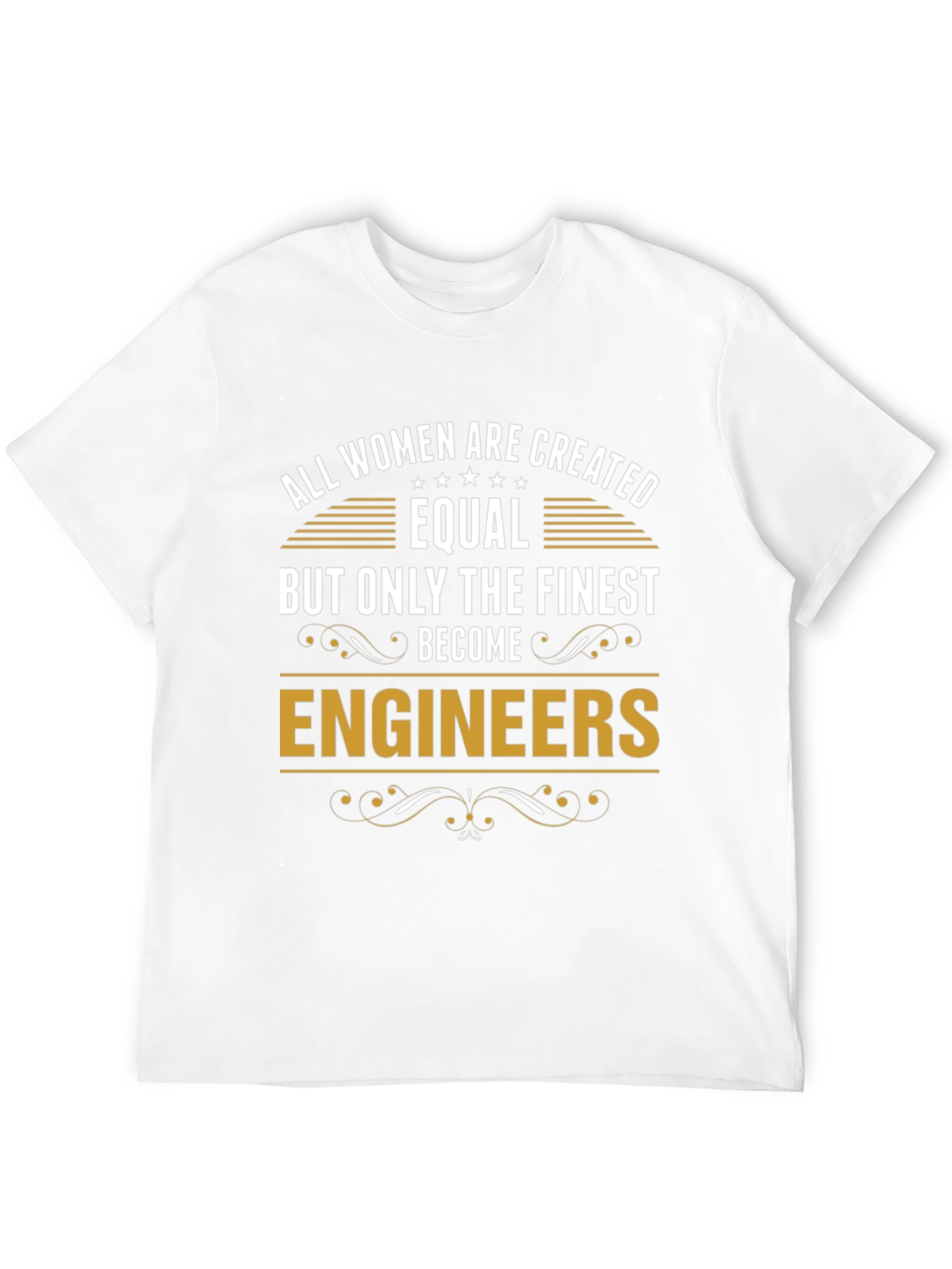 Black All Women Are Created Equal Engineer T-Shirt view 12