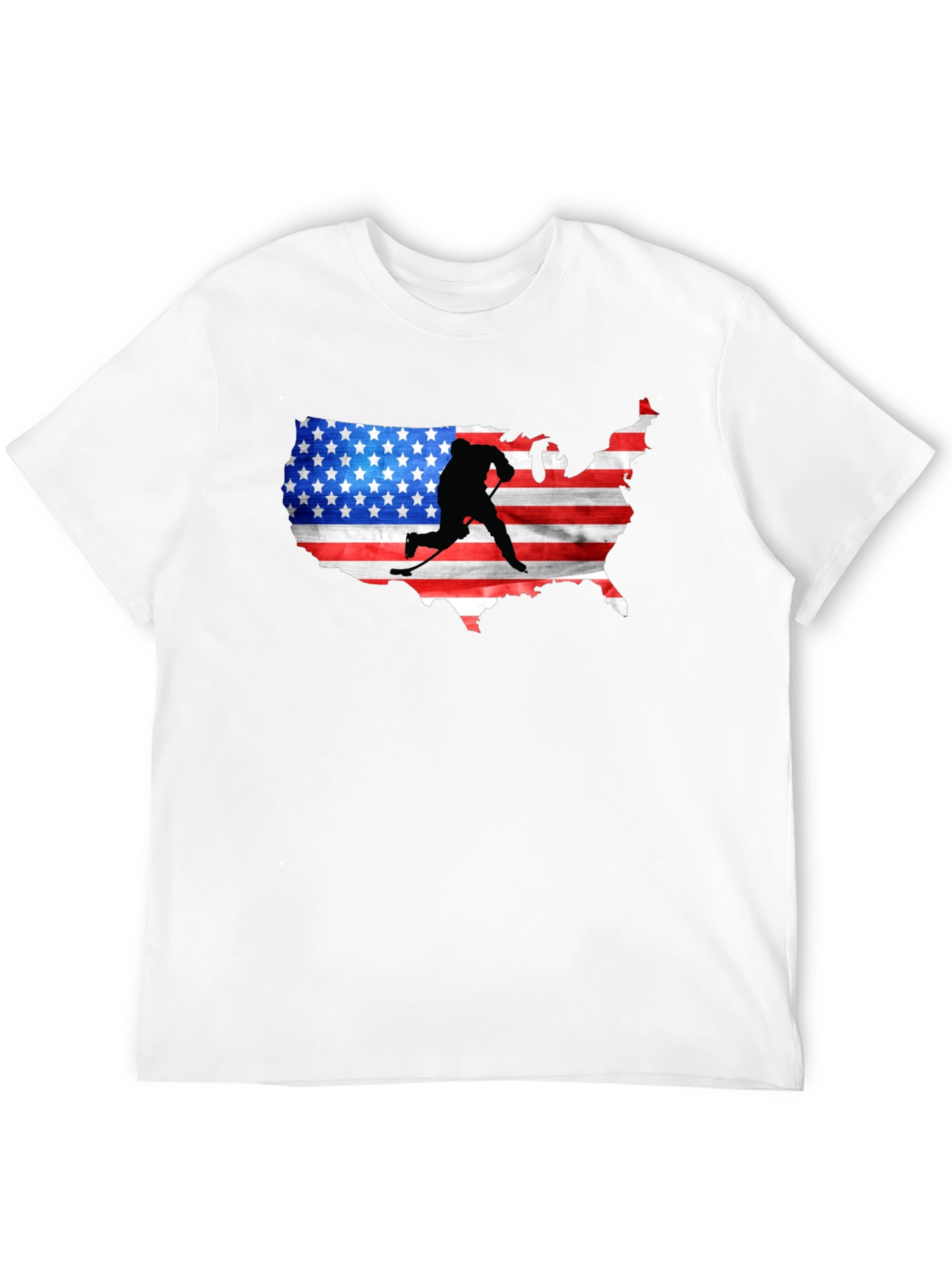 Black USA Hockey Silhouette Tee view 12