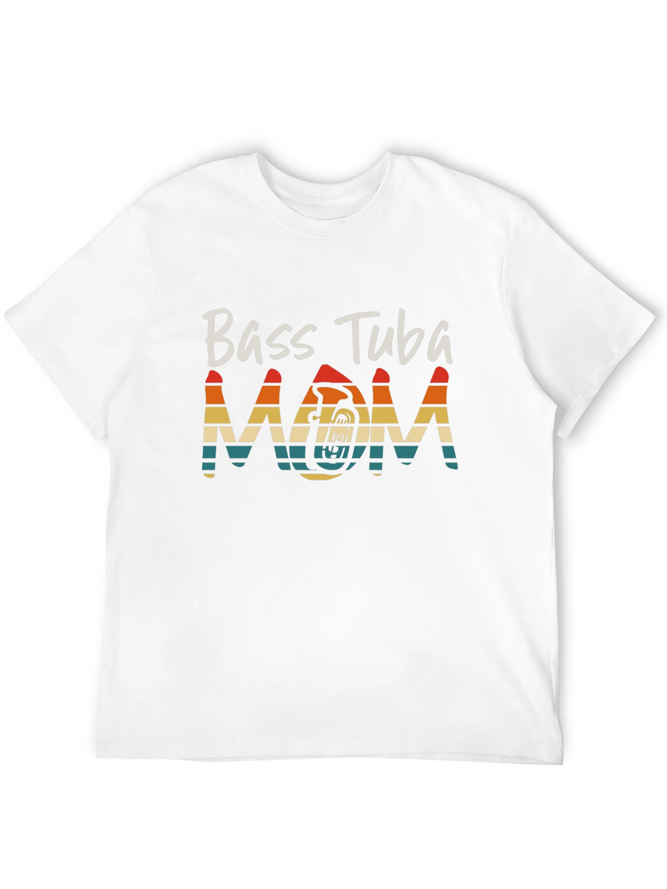 Black Bass Tuba Mom Graphic Tee - Music Lover Shirt view 12