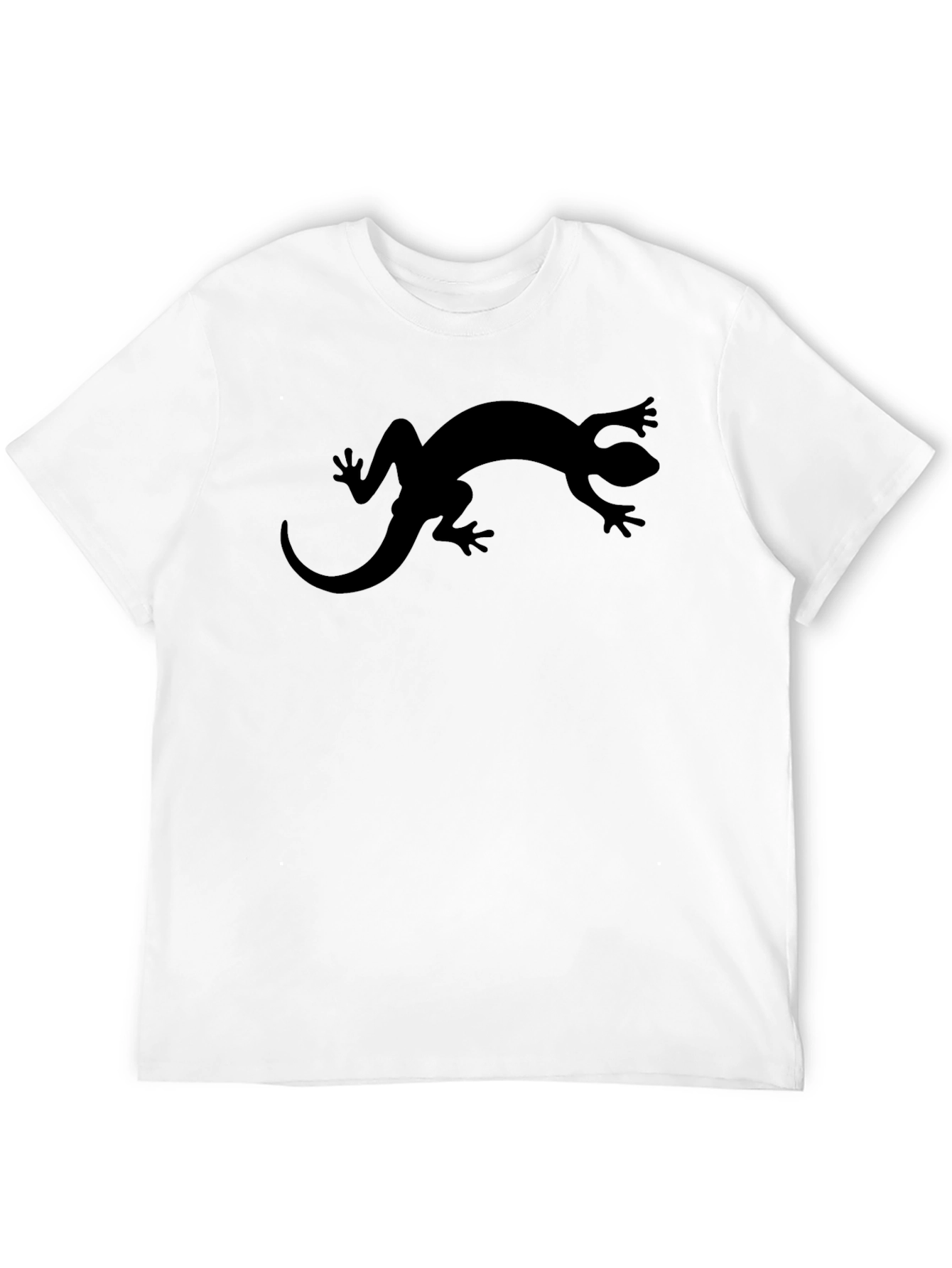 Black Black Lizard Graphic T-Shirt for Men view 12