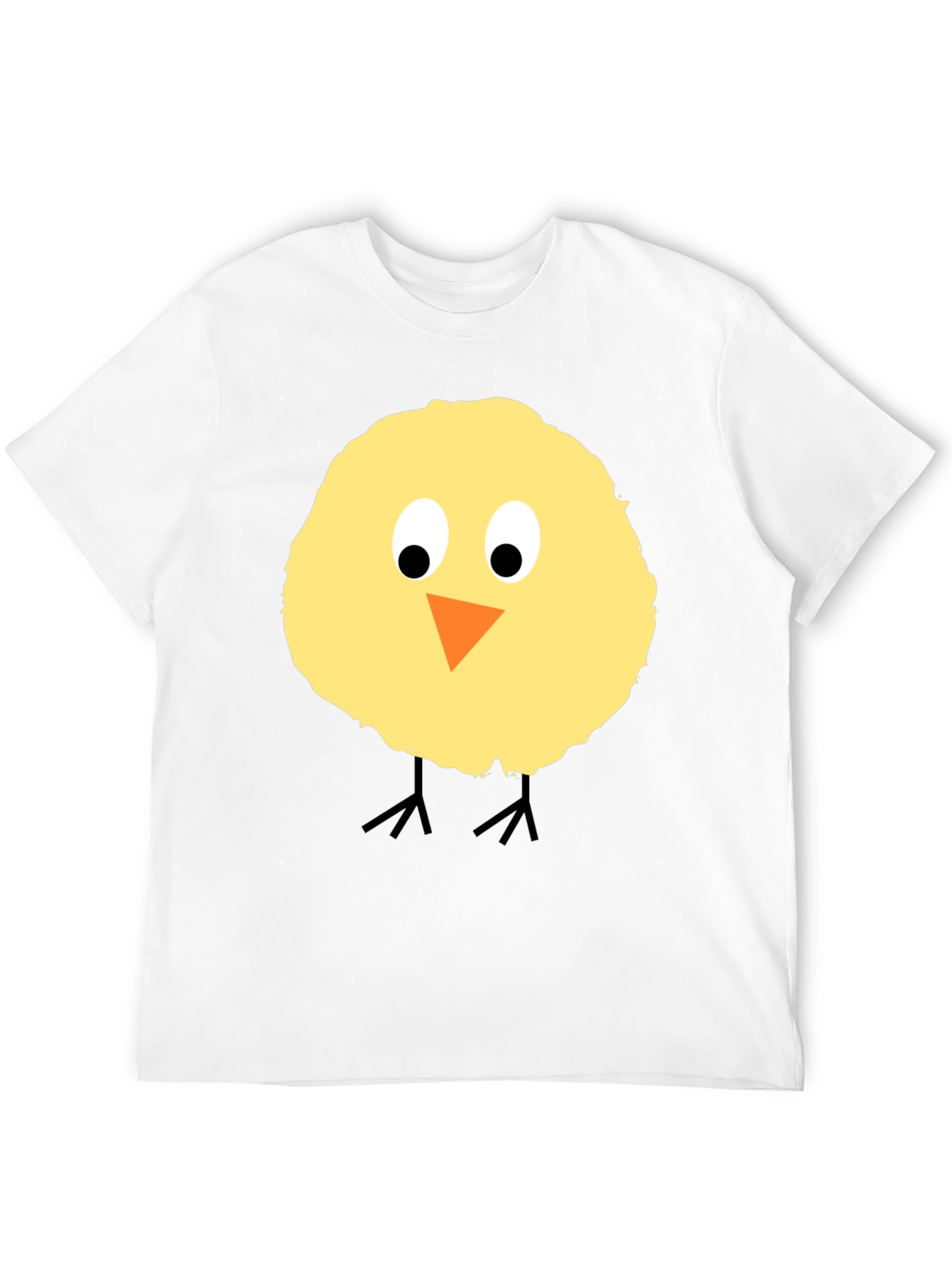 Black Cute Chick Graphic T-Shirt - Black Cotton Tee view 12