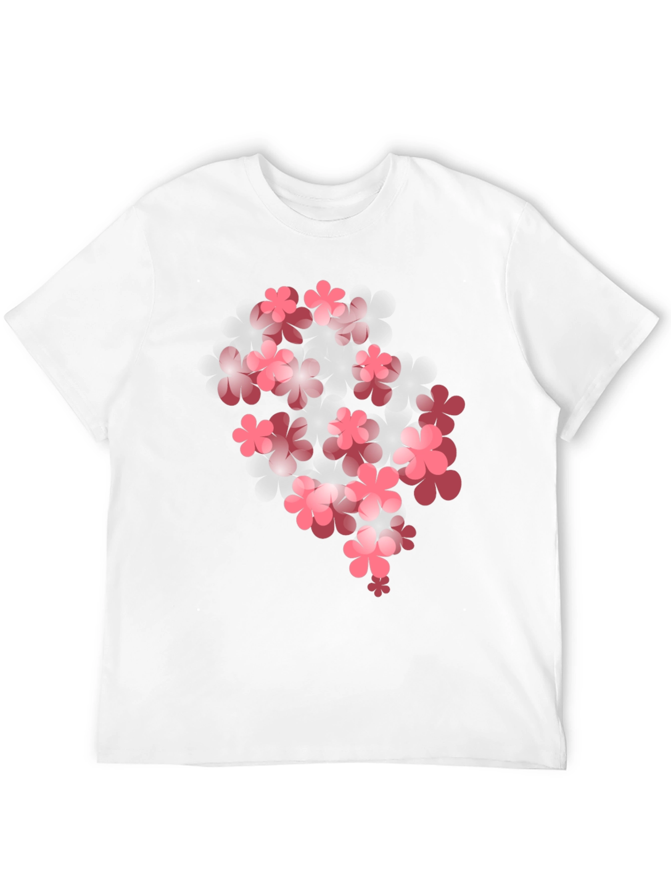 Black Floral Bloom Graphic T-Shirt - Black view 12