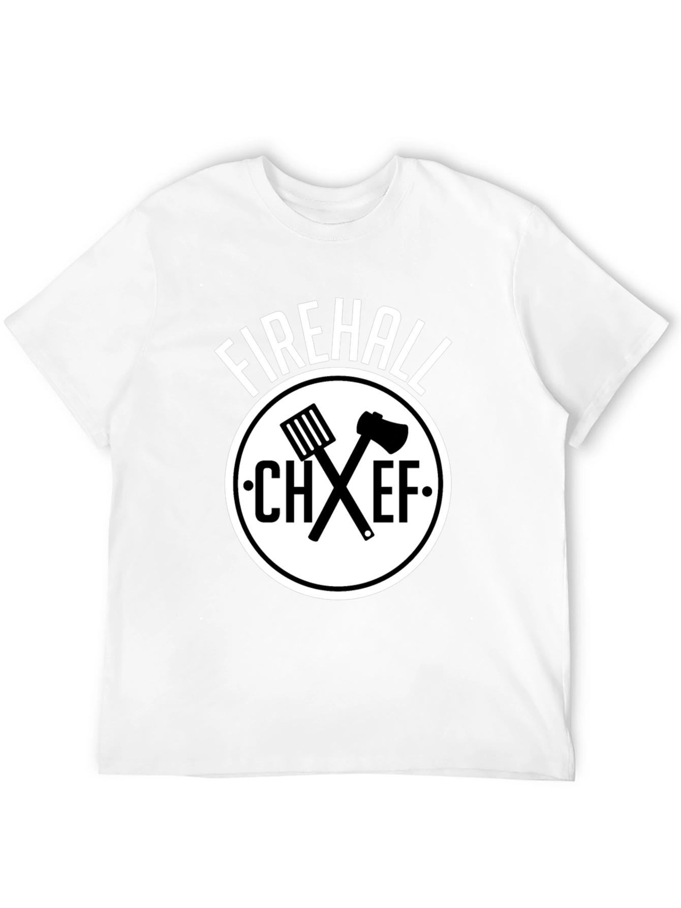 Black Firehall Chef BBQ T-Shirt - Grill Master Apparel view 12