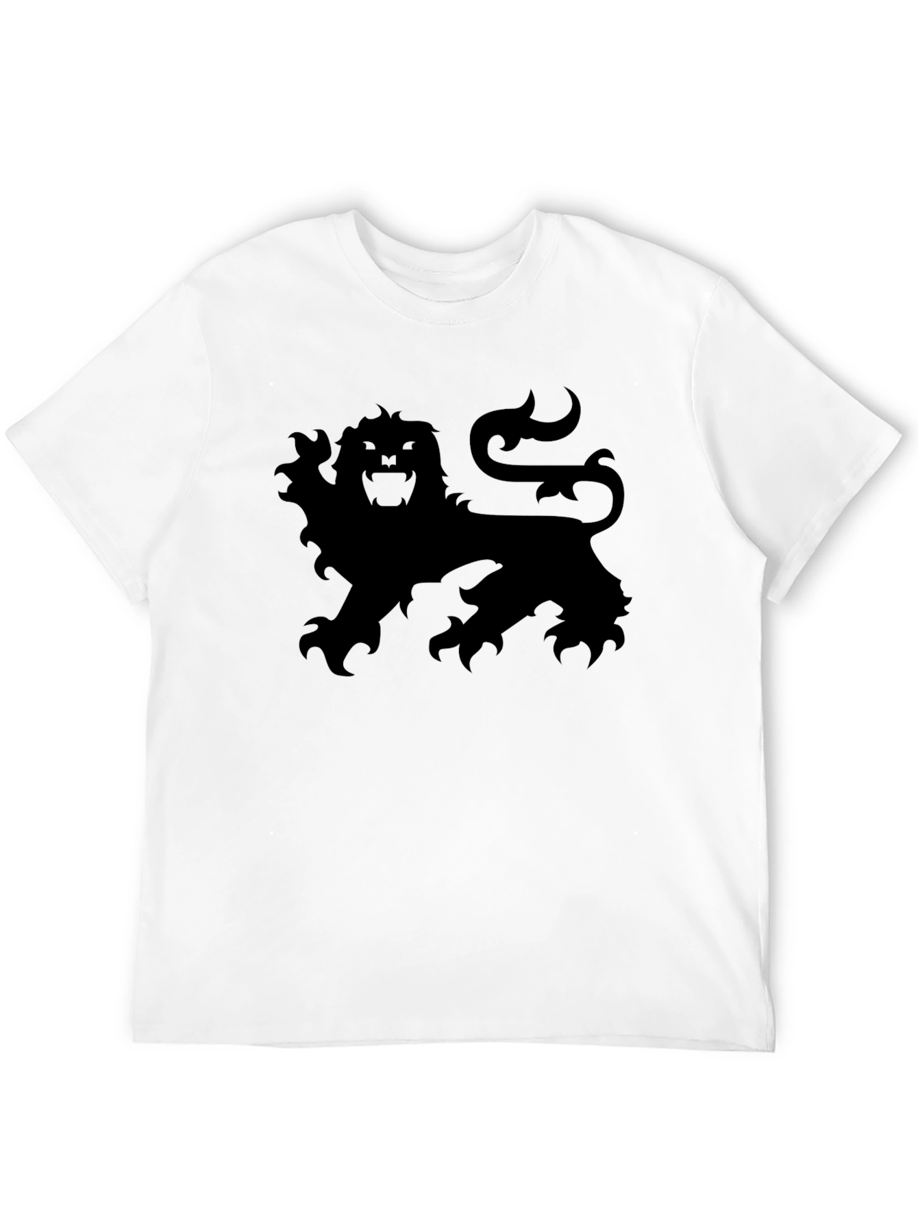 Black Lion Crest Graphic Tee - Black view 12
