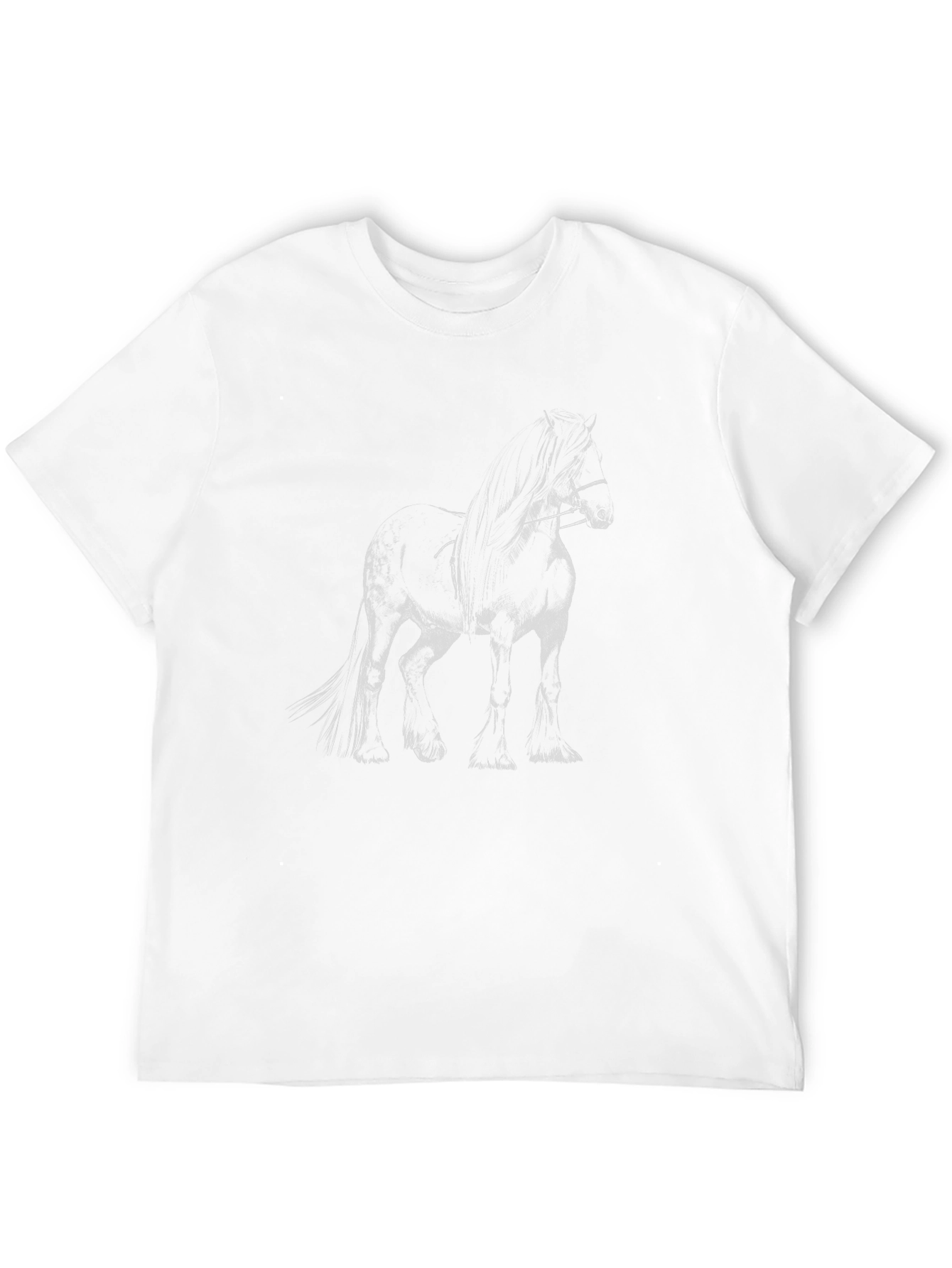 Black Black Horse Graphic Tee - Stylish Men's T-Shirt view 12