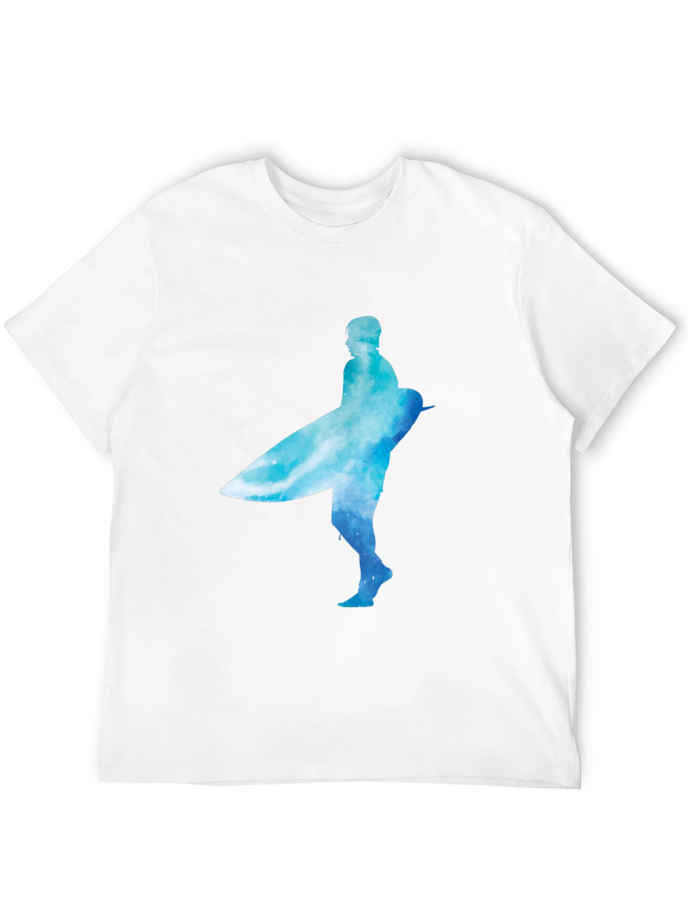 Black Surfer Graphic Tee - Black Cotton Blend view 12