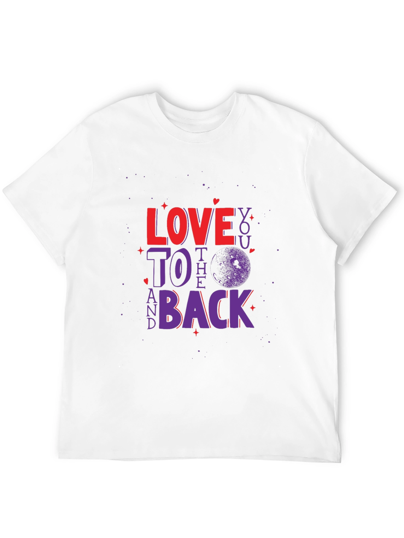 Black Love You To The Moon and Back Graphic Tee view 12