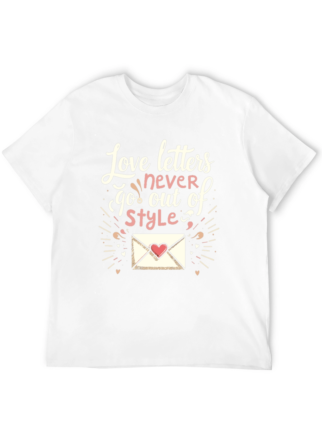 Black Love Letters T-Shirt - Never Out of Style view 12