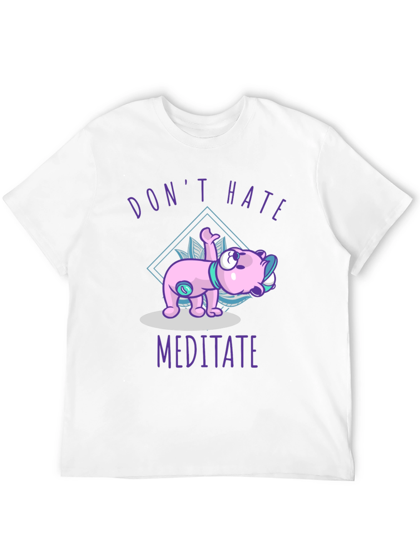 Black Don't Hate Meditate T-Shirt view 12
