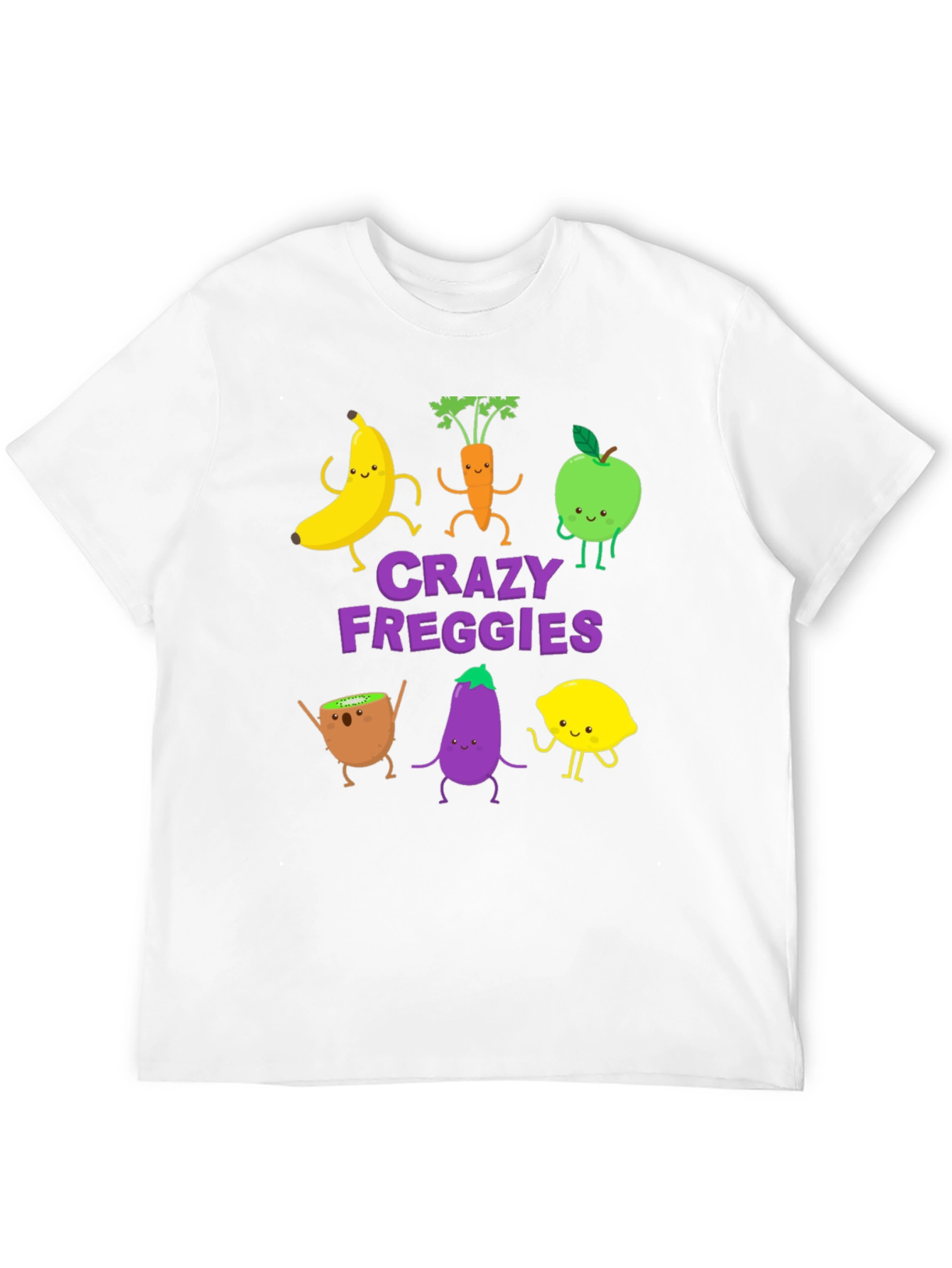 Black Crazy Freggies Graphic T-Shirt view 12