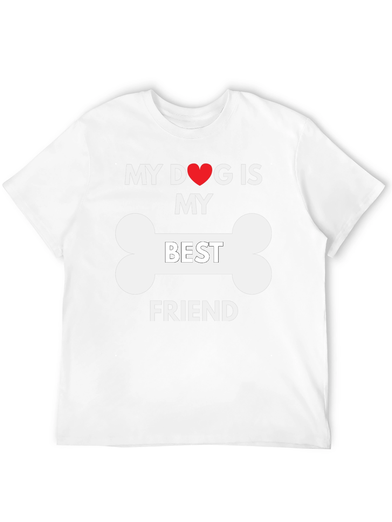 Black My Dog is My Best Friend T-Shirt view 12
