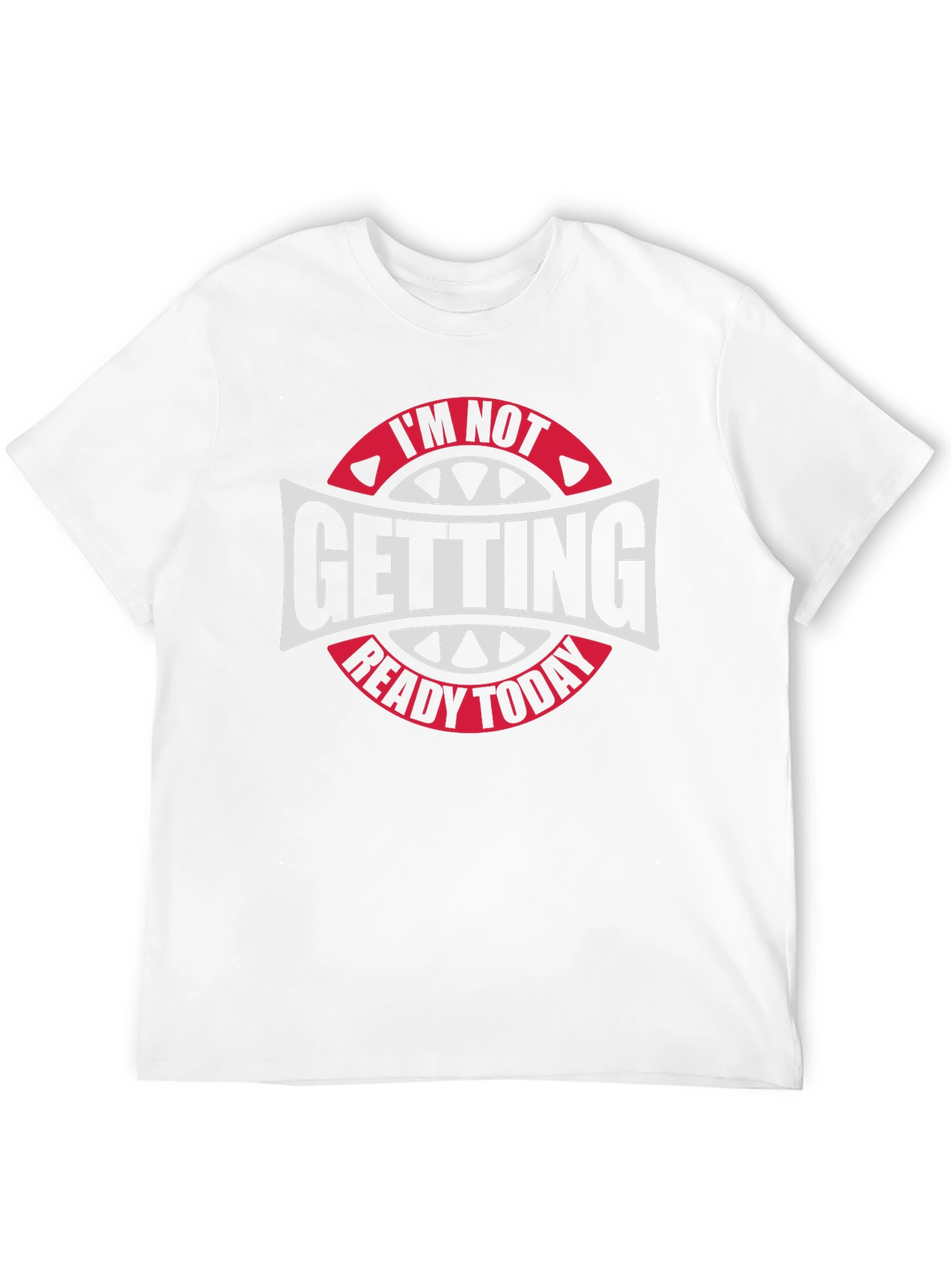 Black I'm Not Getting Ready Today Graphic Tee view 12