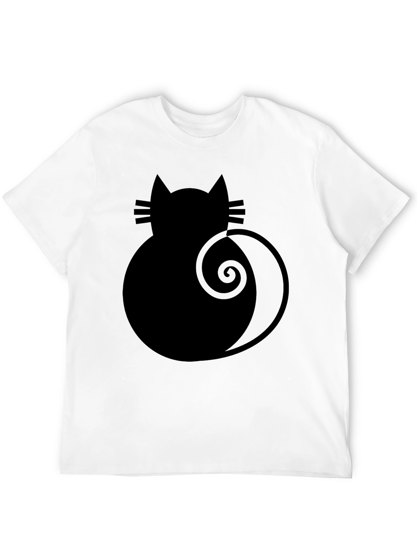 Black Cat Silhouette T-Shirt - 12