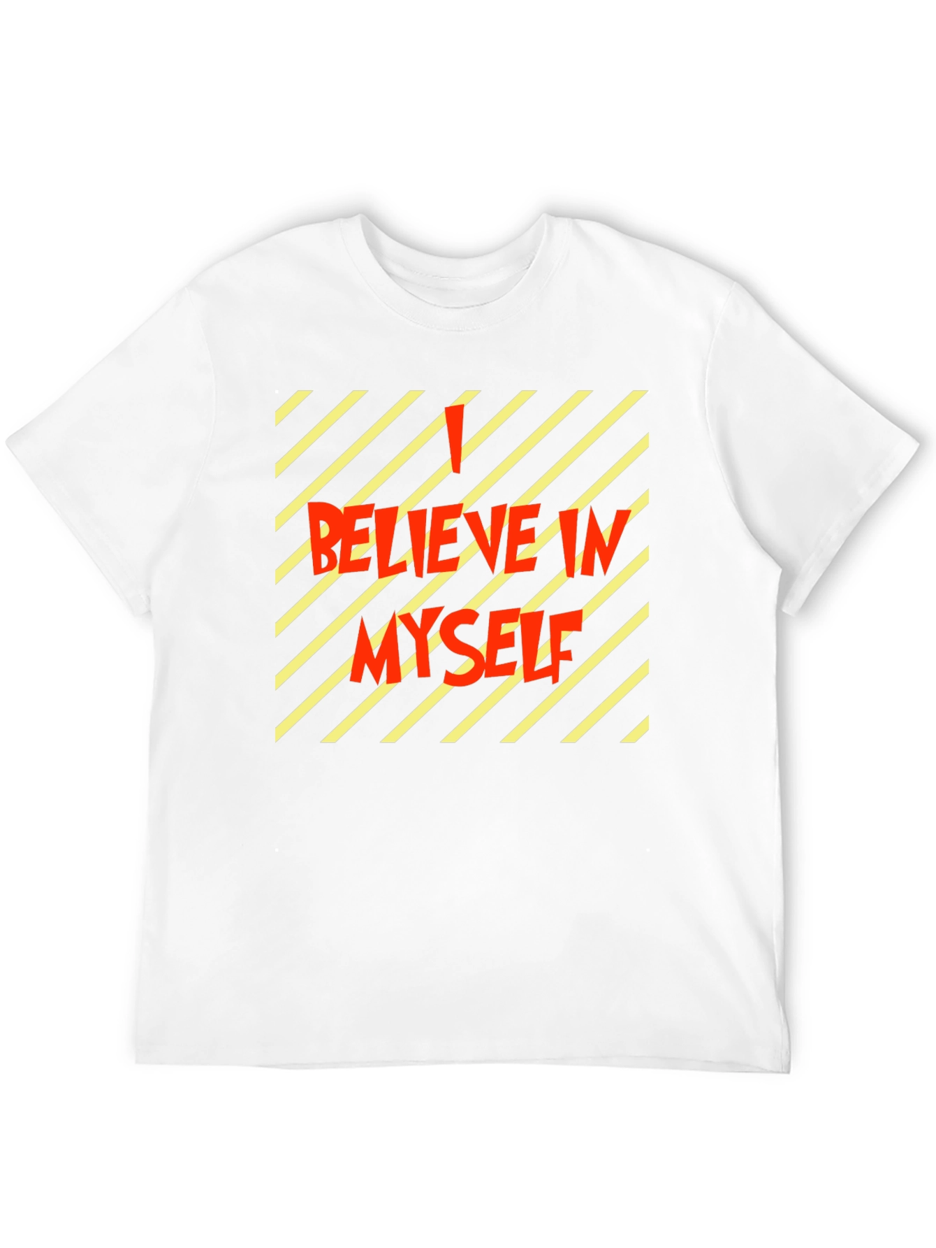 Black Believe in Myself Graphic T-Shirt - Black view 12