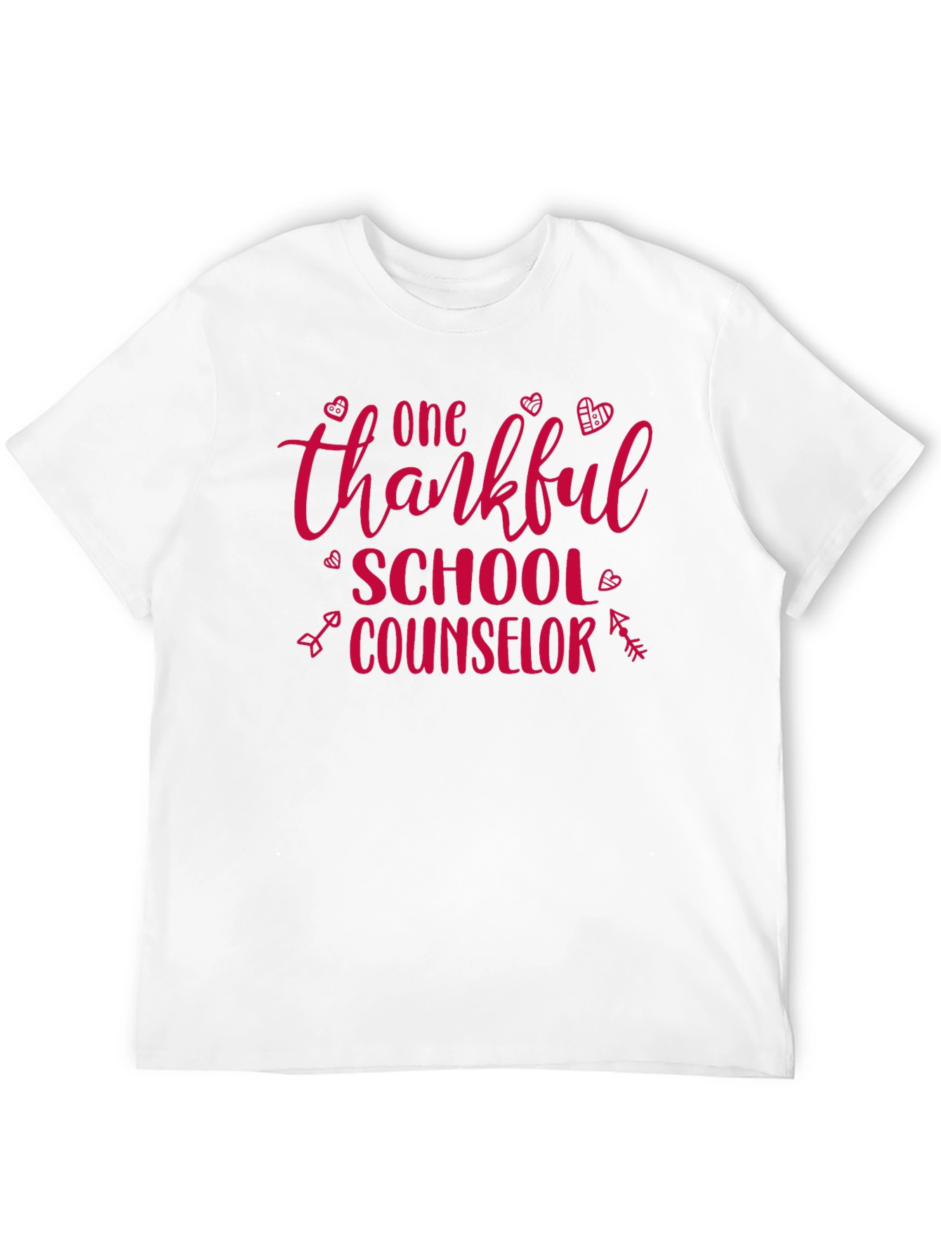 Black Thankful School Counselor T-Shirt view 12