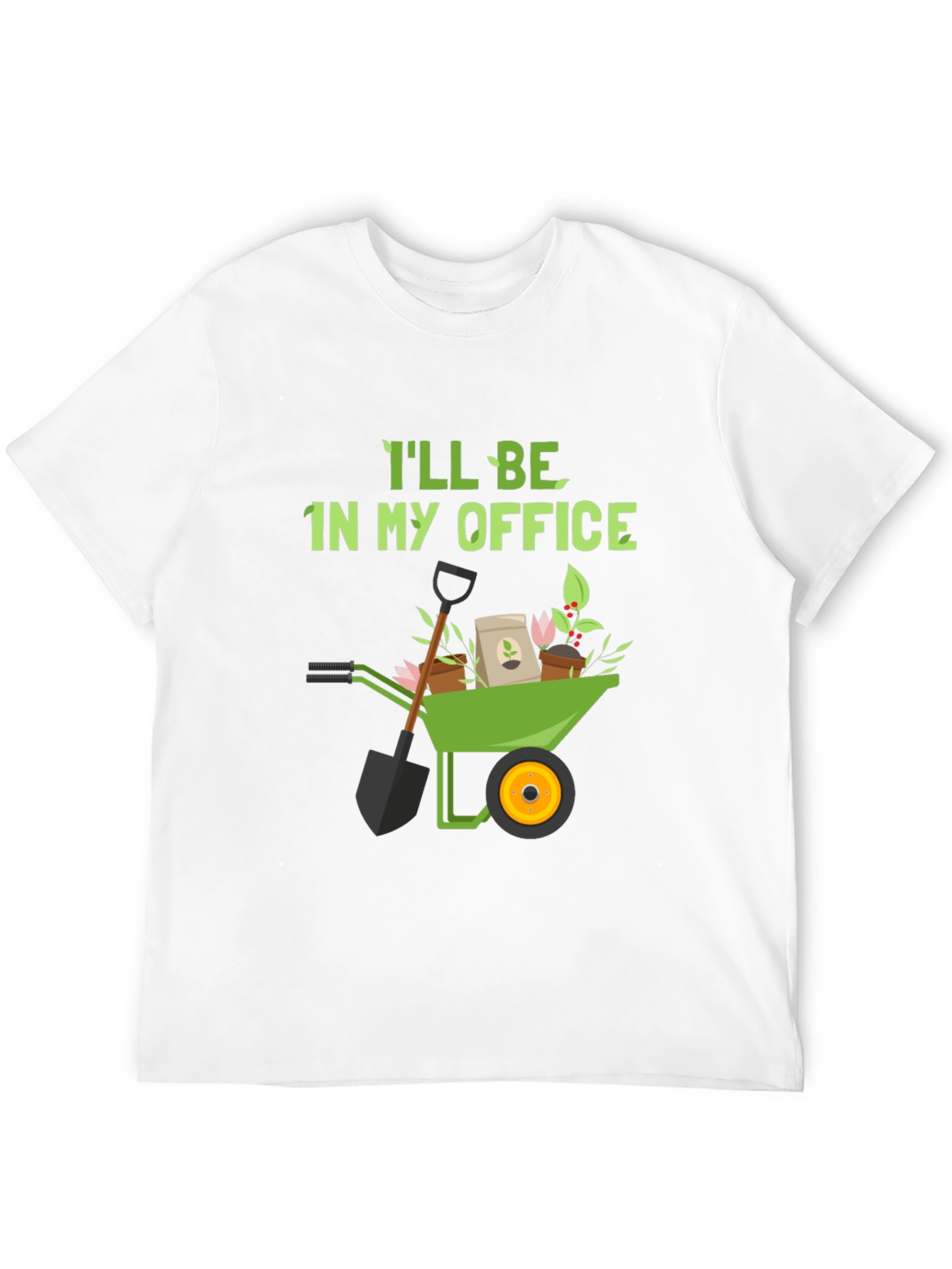 Black Gardener's Office T-Shirt view 12
