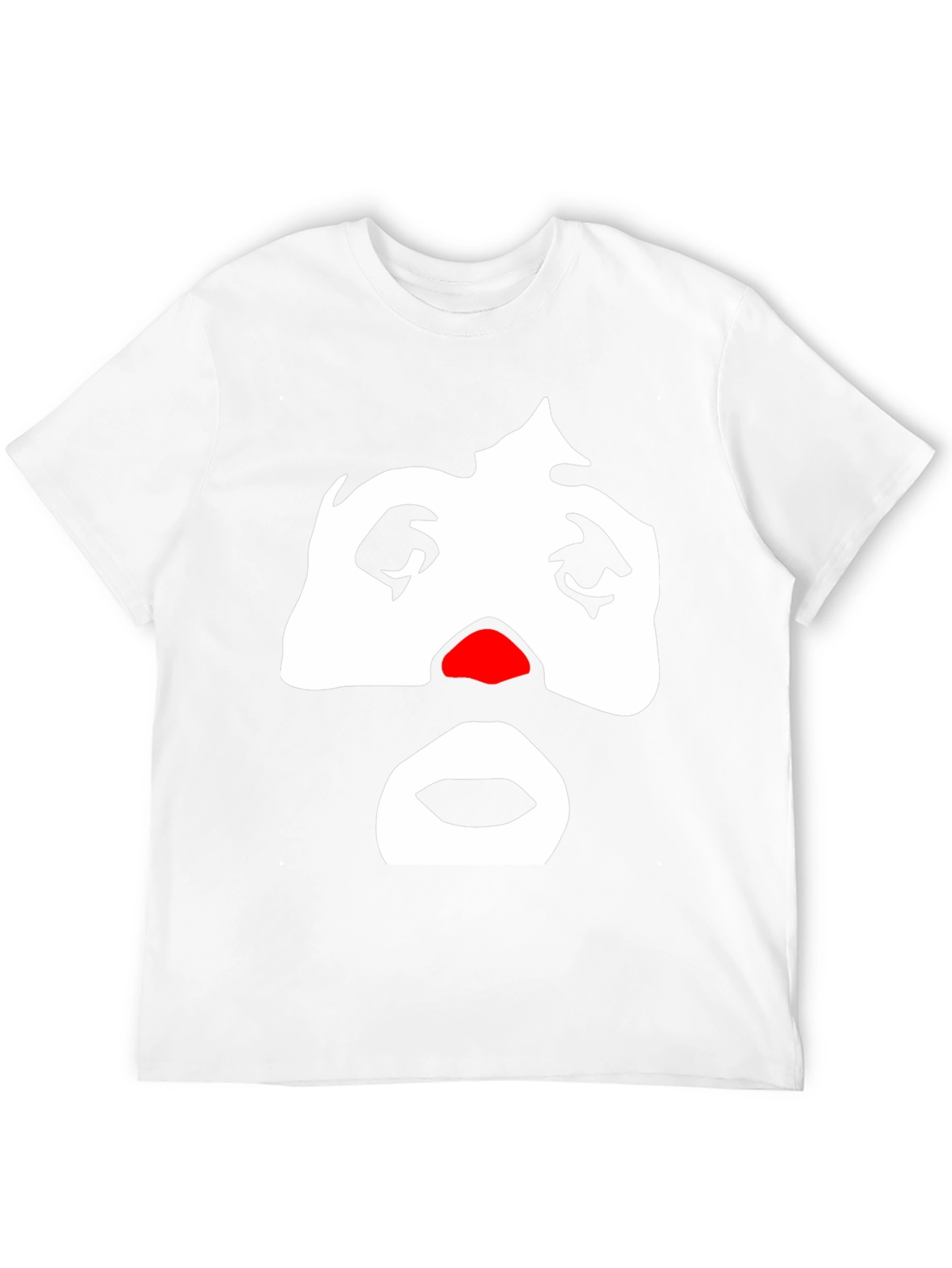 Black Sad Clown Graphic Tee - Men's Black T-Shirt view 12