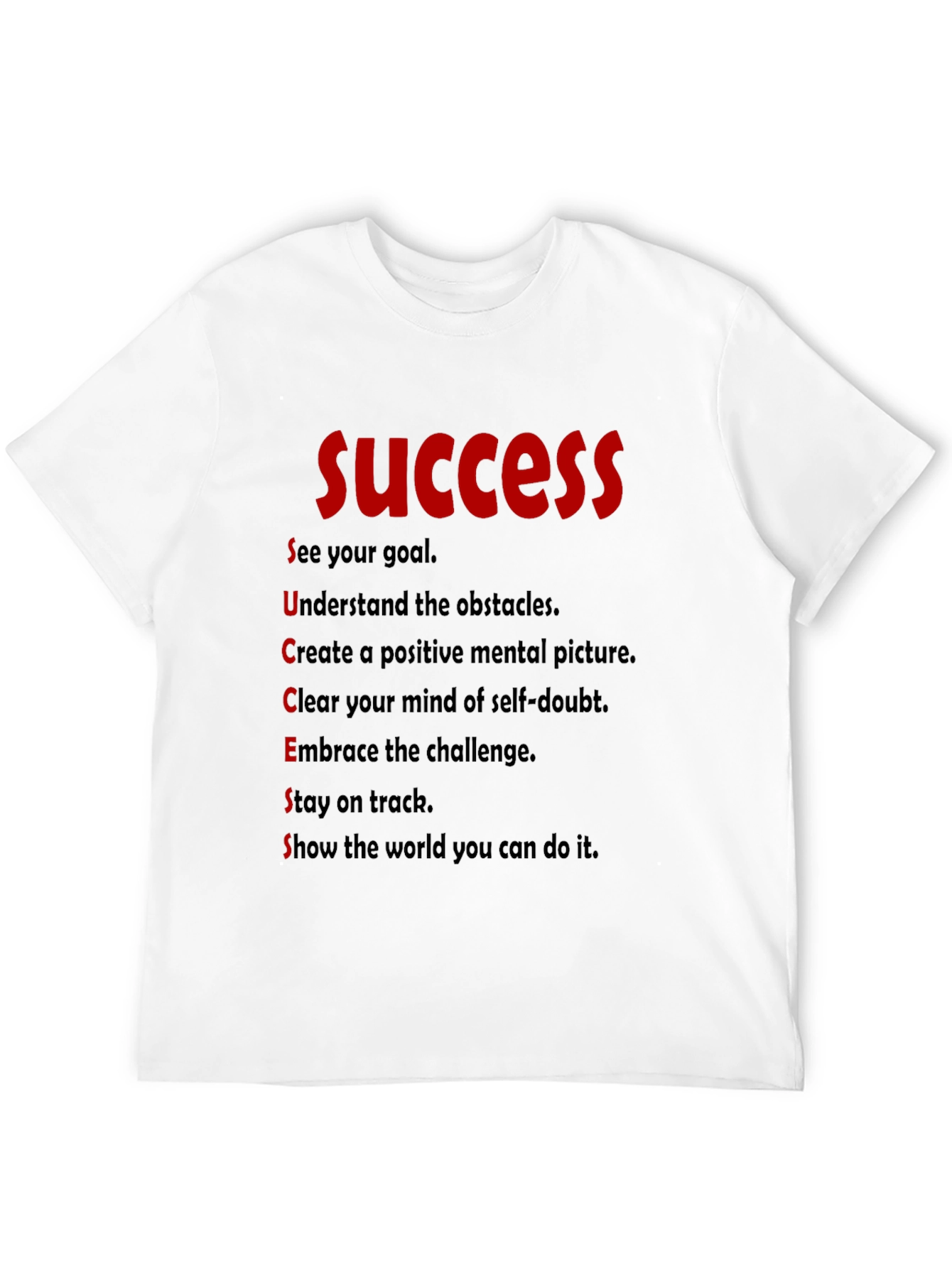 Black Success Motivation T-Shirt view 12