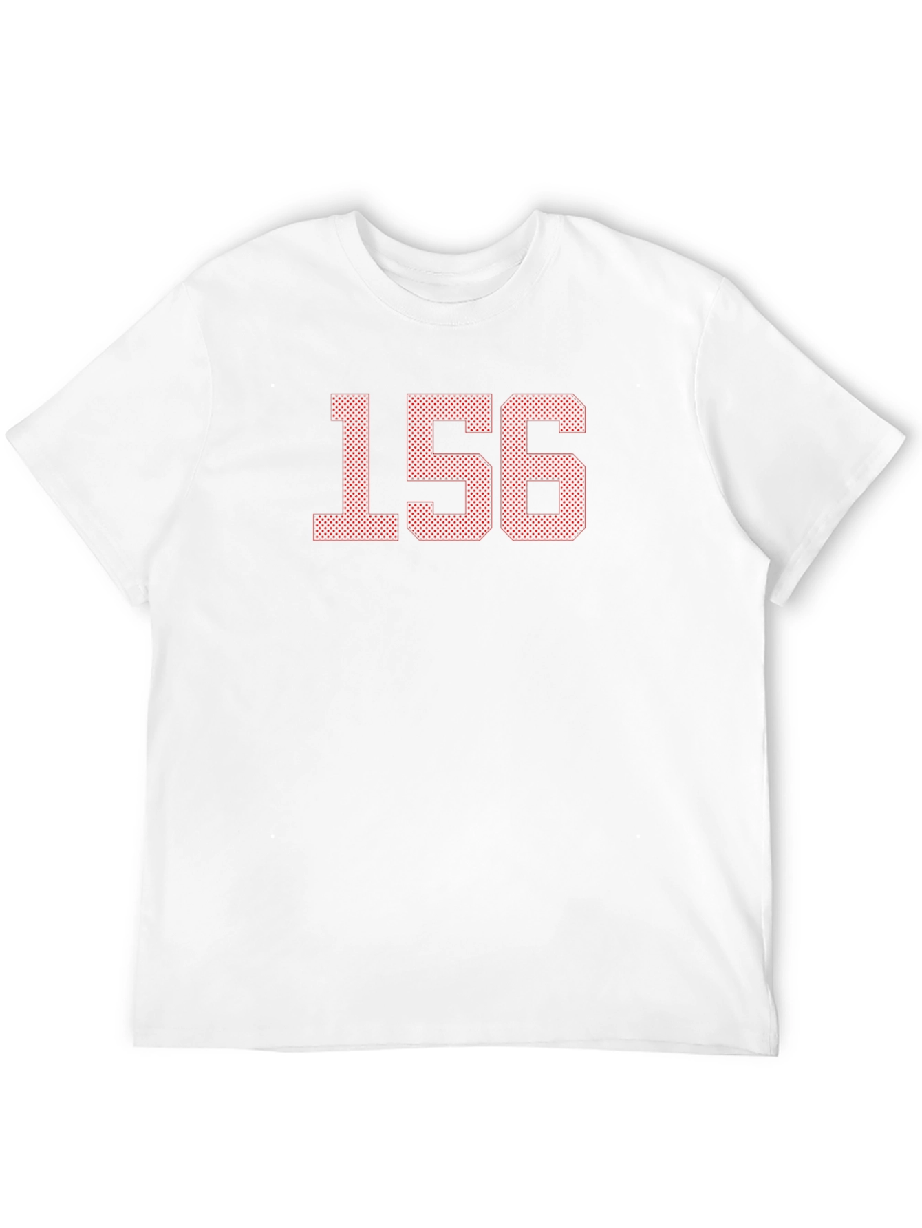 Black Men's Black T-Shirt with "156" Graphic view 12