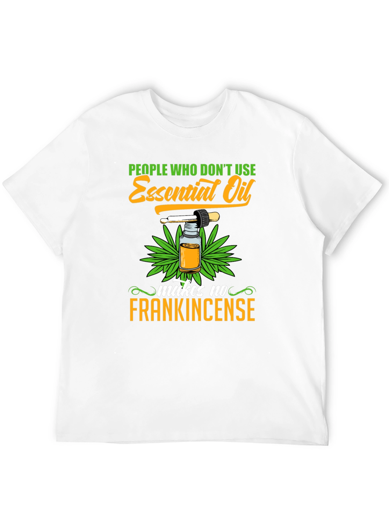 Black Essential Oil Funny T-Shirt view 12