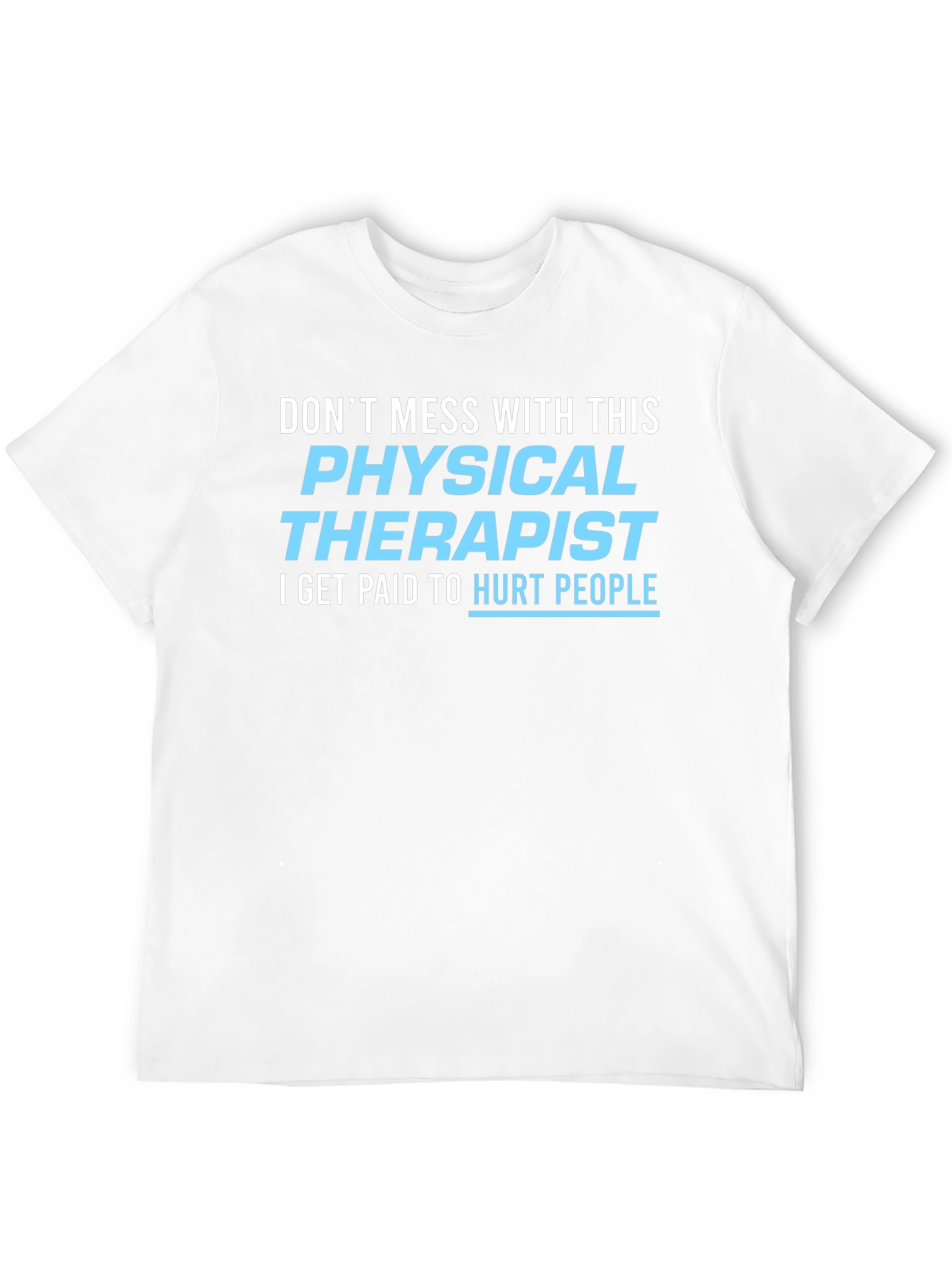 Black Physical Therapist Funny Graphic T-Shirt view 12