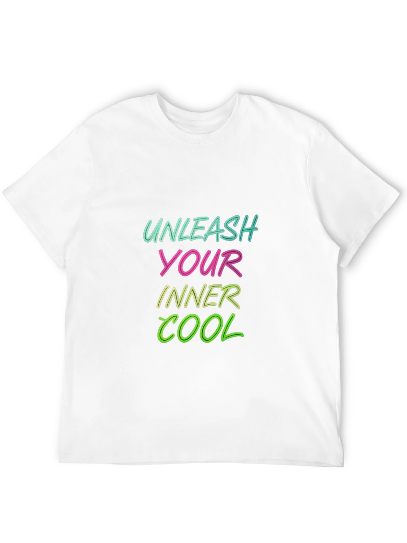 Black Unleash Your Inner Cool Graphic Tee - Black view 12