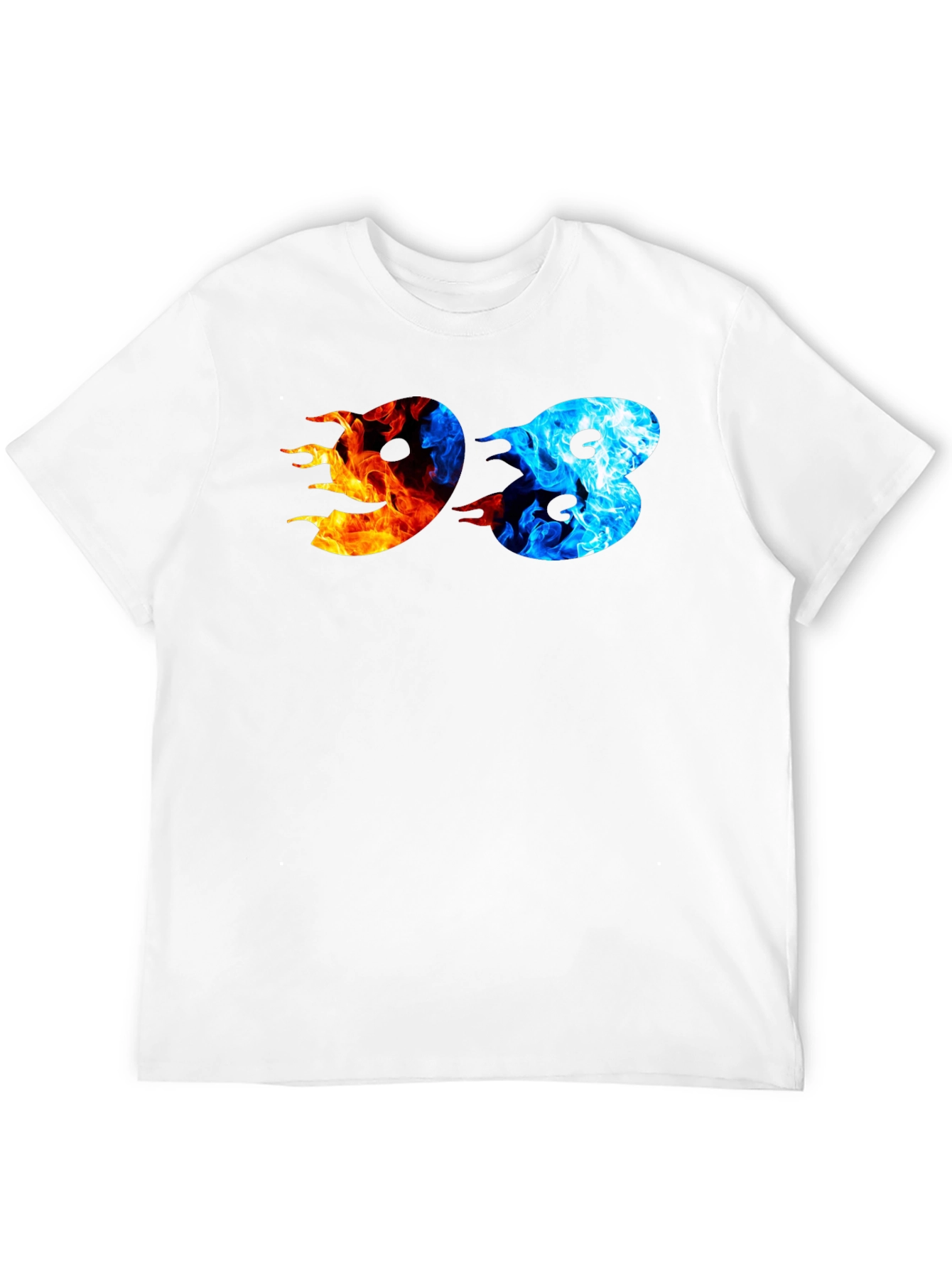 Black Fire and Ice 98 Graphic T-Shirt view 12