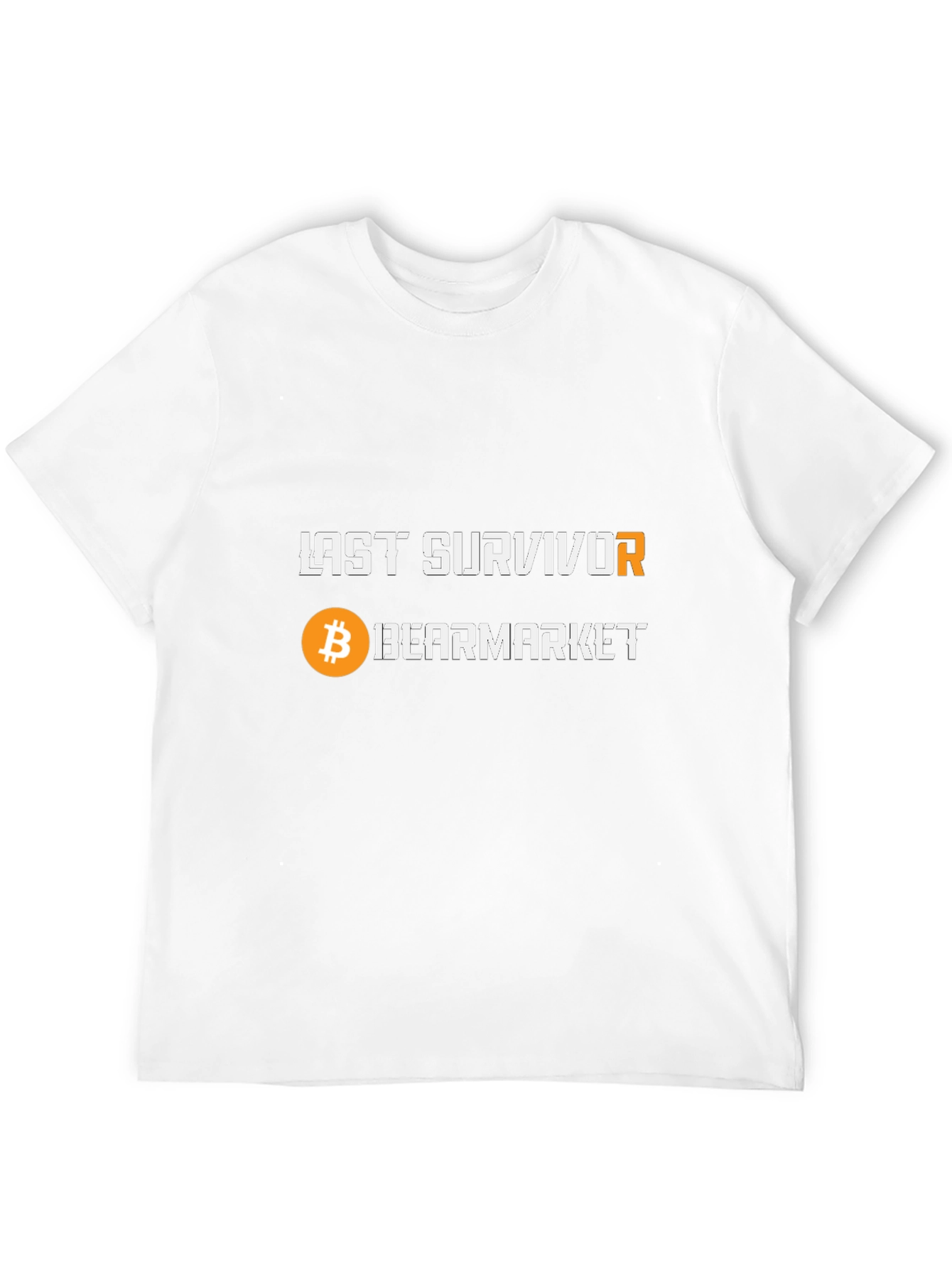 Black Last Survivor Bearmarket Bitcoin Graphic T-Shirt view 12