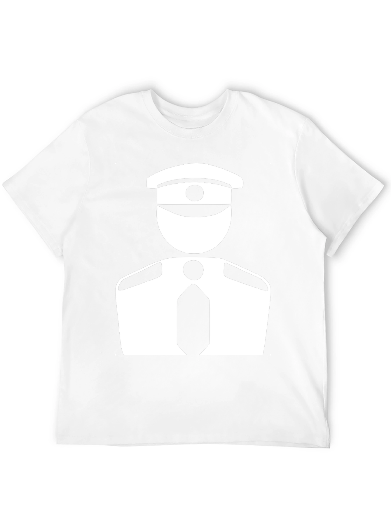 Pilot Graphic Tee - Black Cotton Blend Comfort - 12