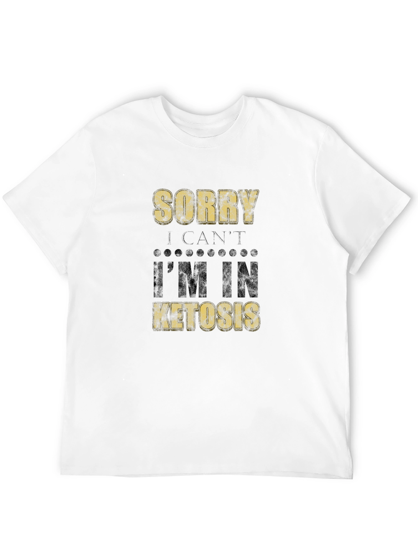 Black Sorry I Can't I'm In Ketosis T-Shirt view 12