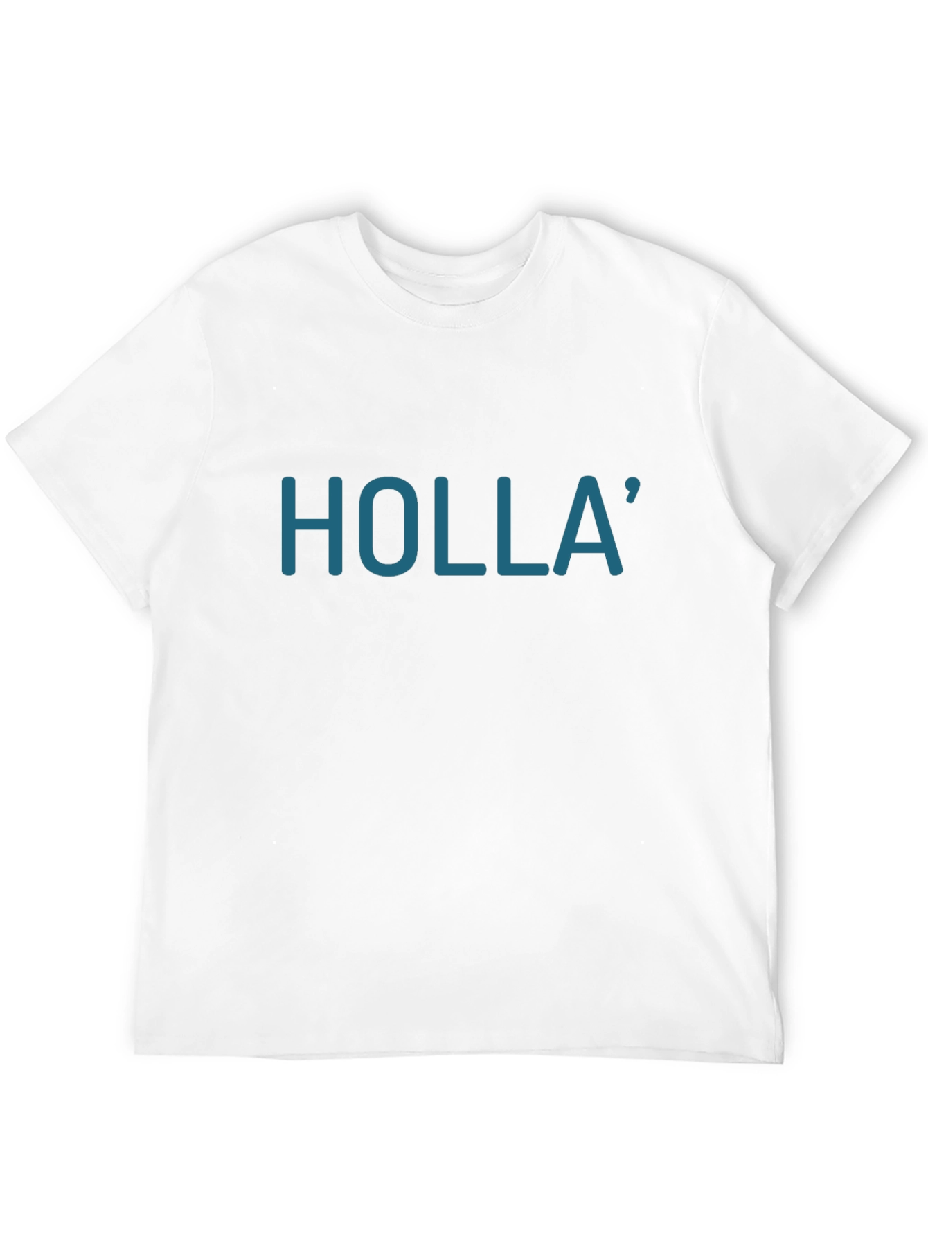 Black Holla Graphic Tee - Stylish Casual Wear view 12