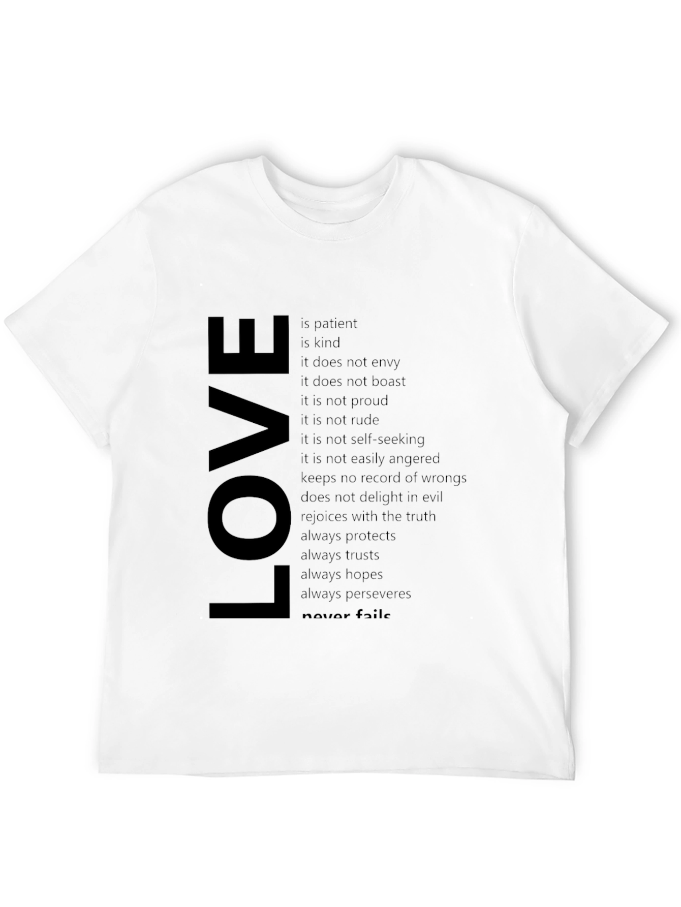 Black Love Definition T-Shirt - Inspirational Graphic Tee view 12