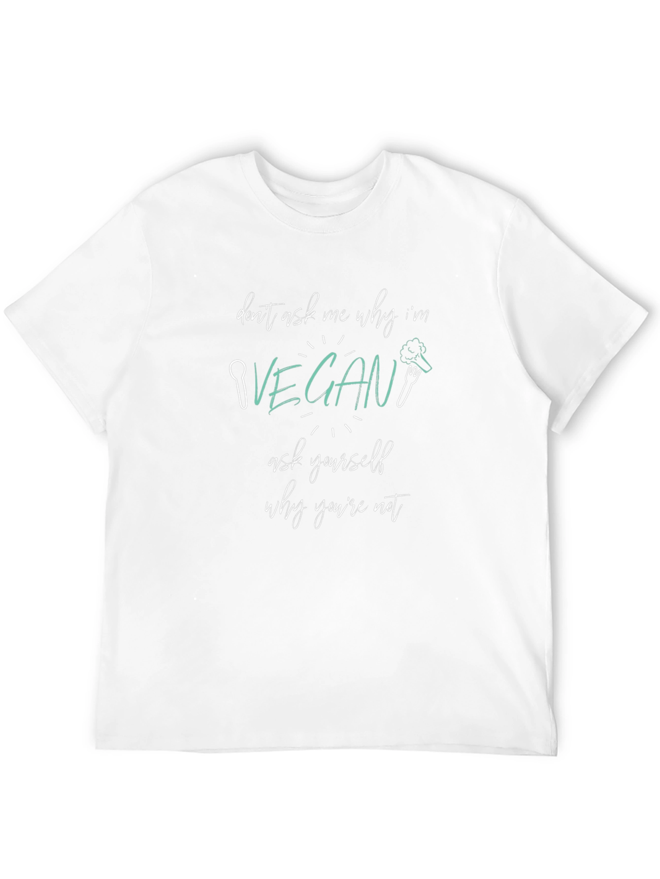 Black Vegan T-Shirt - Don't Ask Me Why! view 12