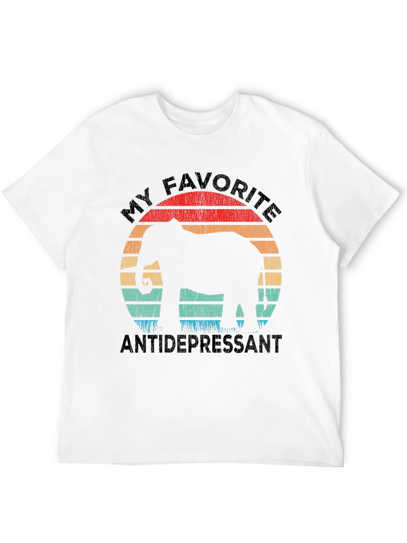 Black Elephant Antidepressant Tee - Comfort & Style view 12