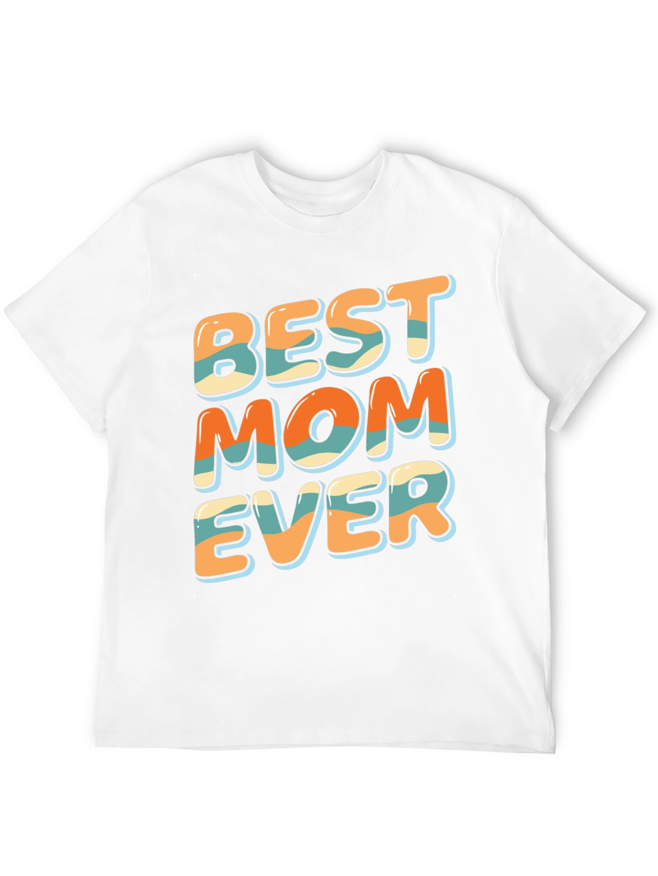 Black Best Mom Ever Graphic T-Shirt - Unisex view 12