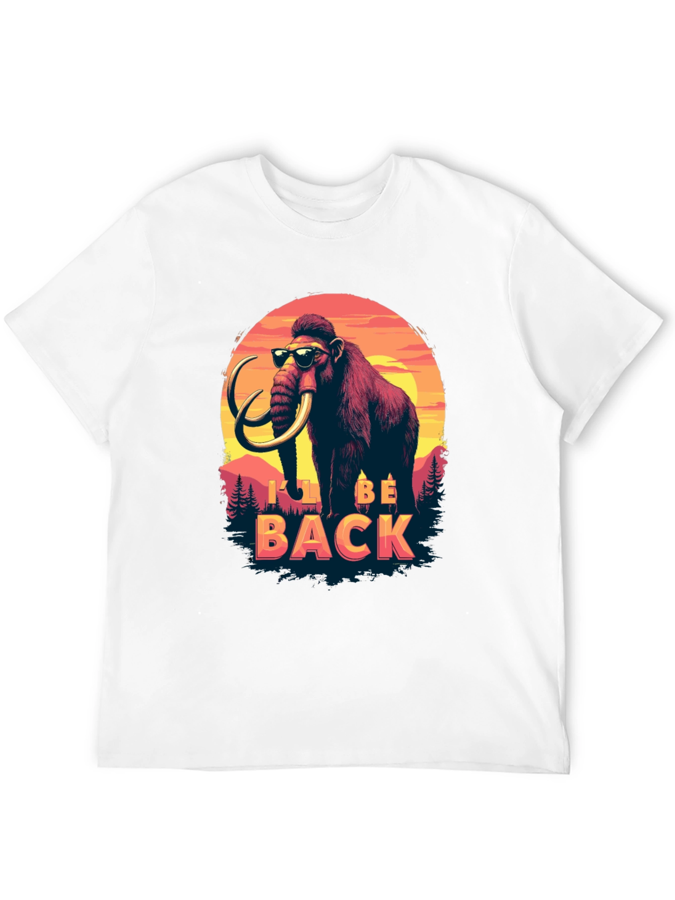 I'll Be Back Mammoth T-Shirt  - 12