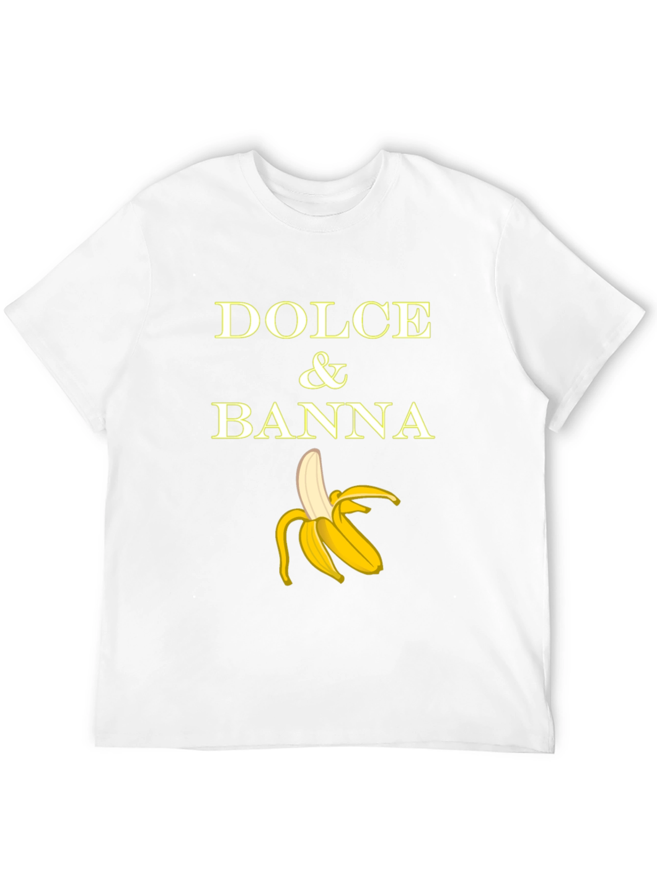Black Dolce & Banna T-Shirt Funny Banana Graphic Tee view 12