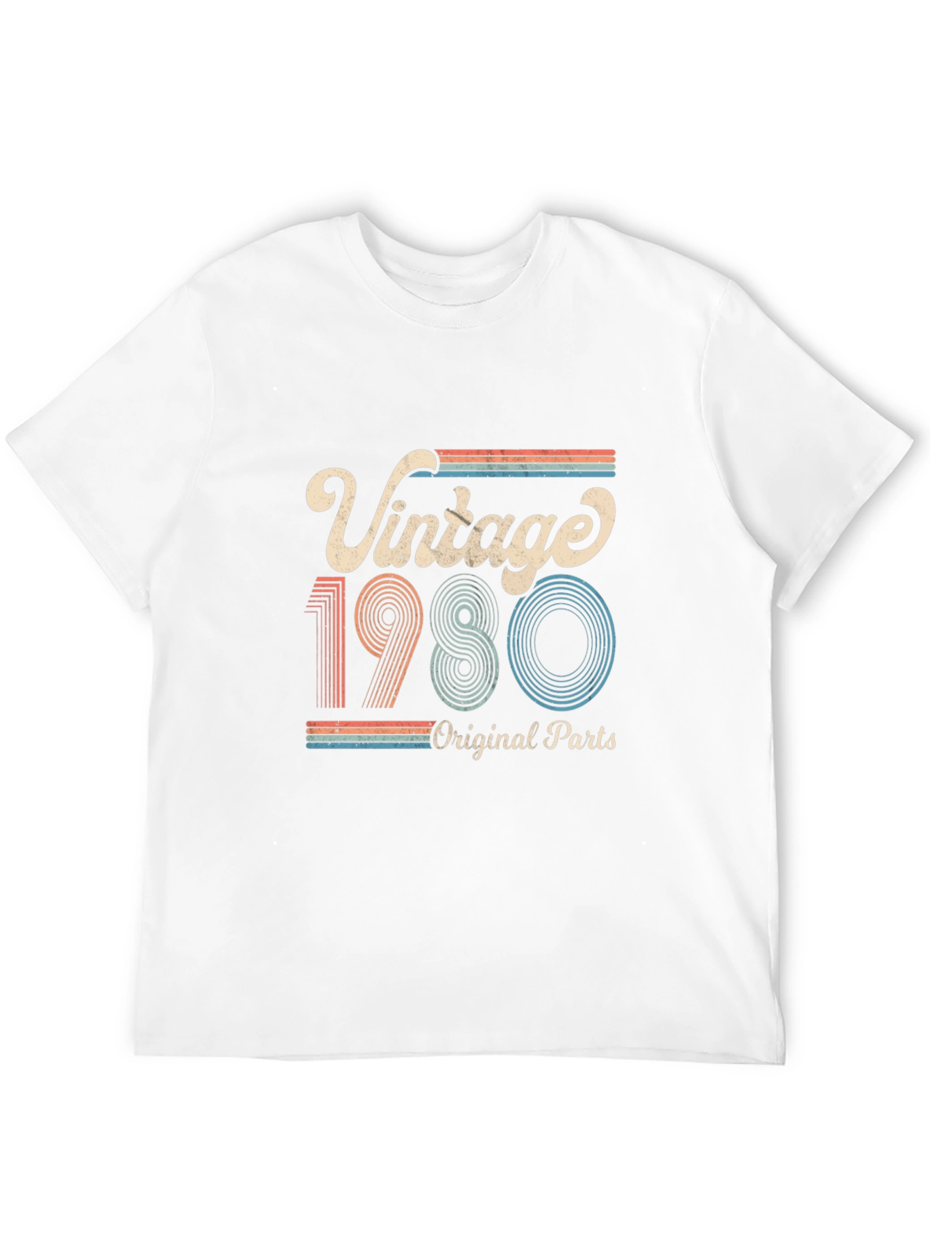 Black Vintage 1980 Original Parts T-Shirt view 12