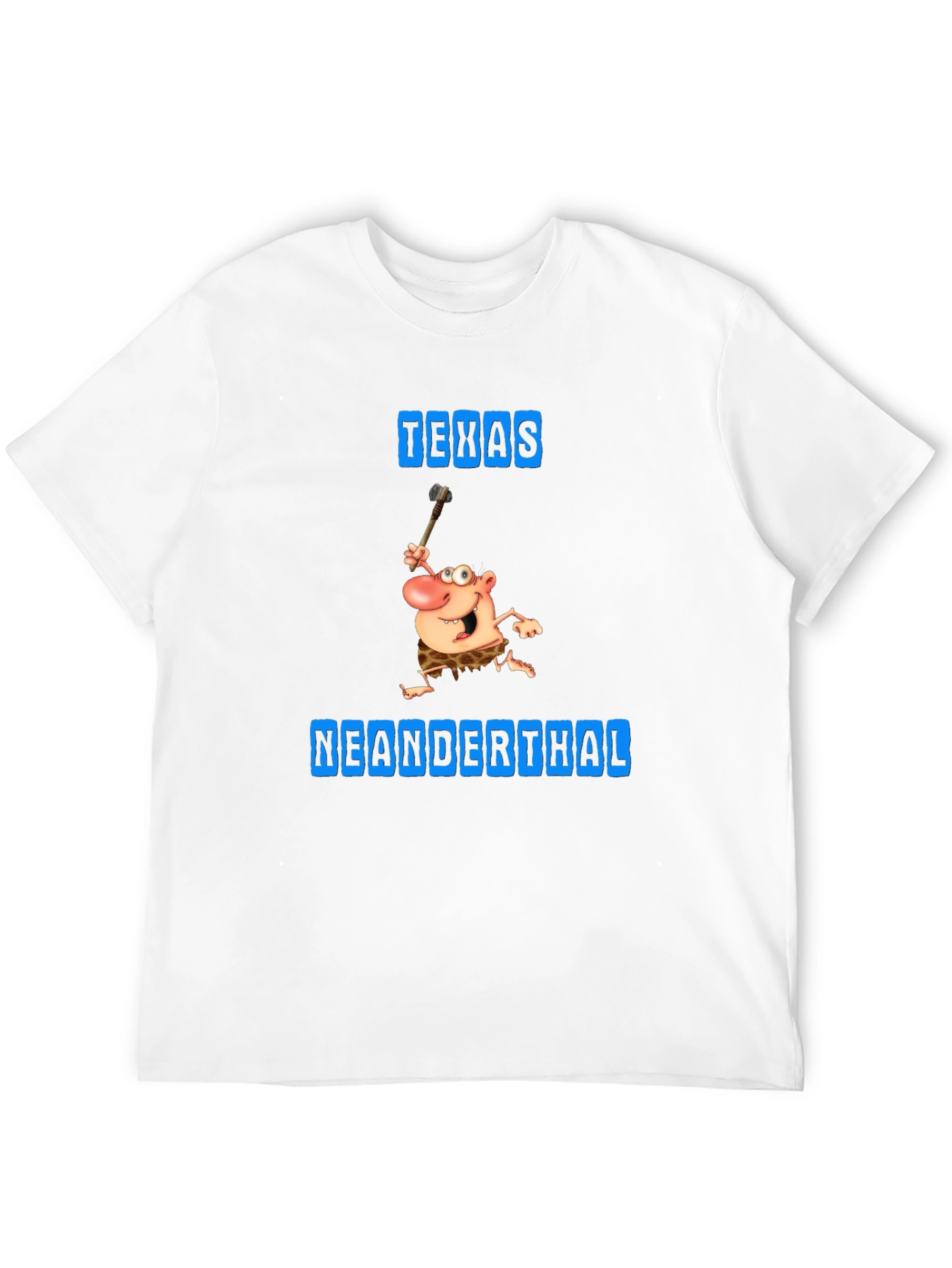 Black Texas Neanderthal Graphic T-Shirt - Black view 12