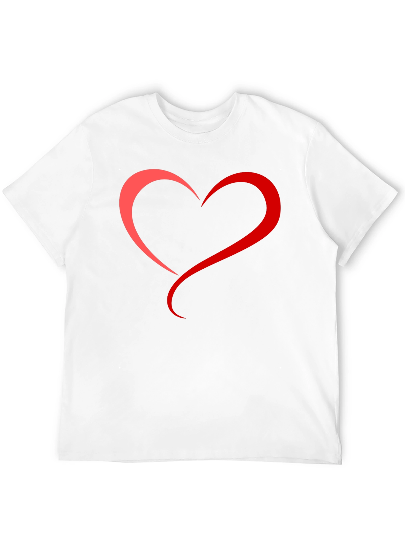 Black Heart Graphic Tee - Men's Black T-Shirt view 12