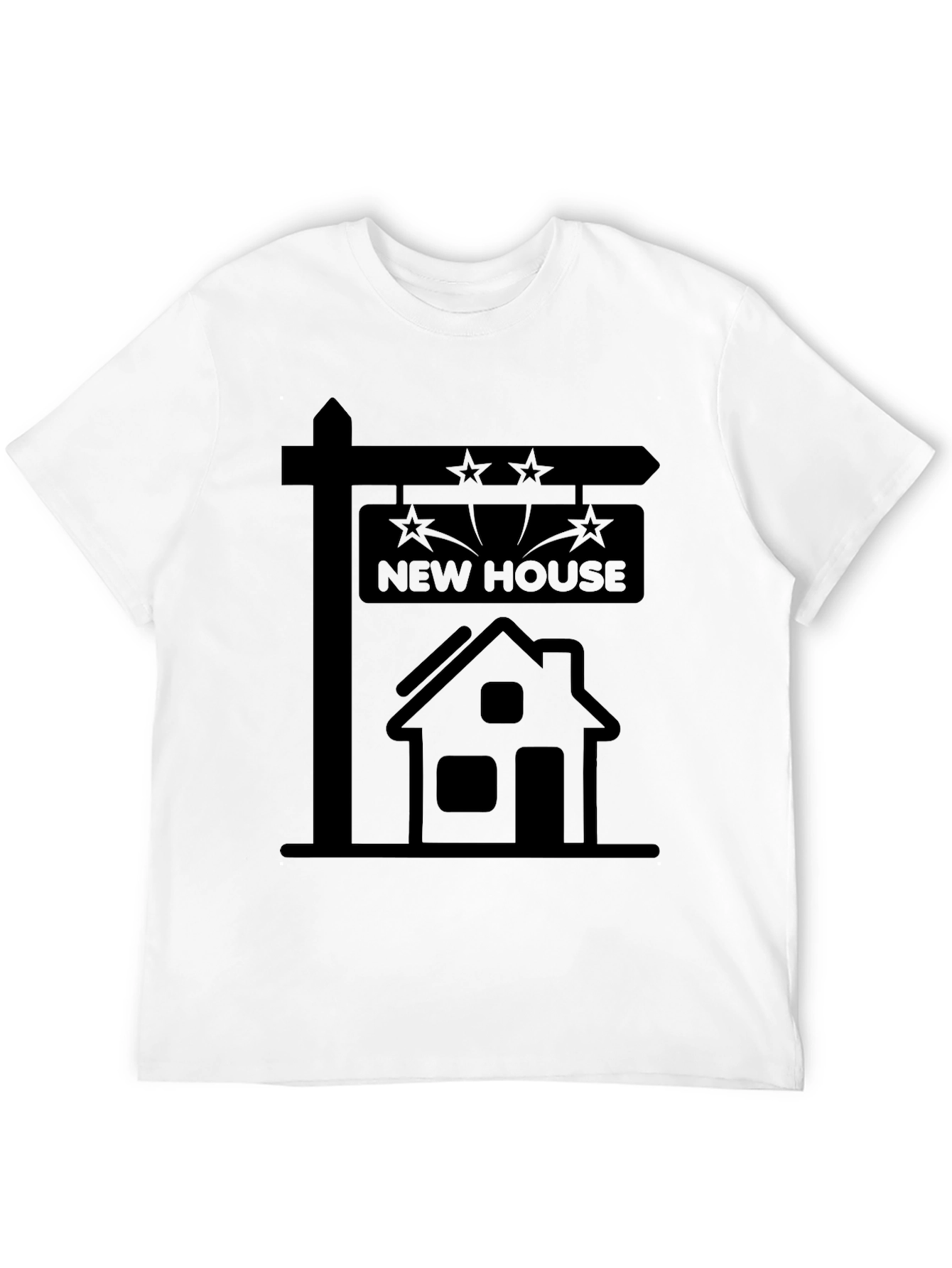 Black New House T-Shirt: Celebrate Your New Home! view 12