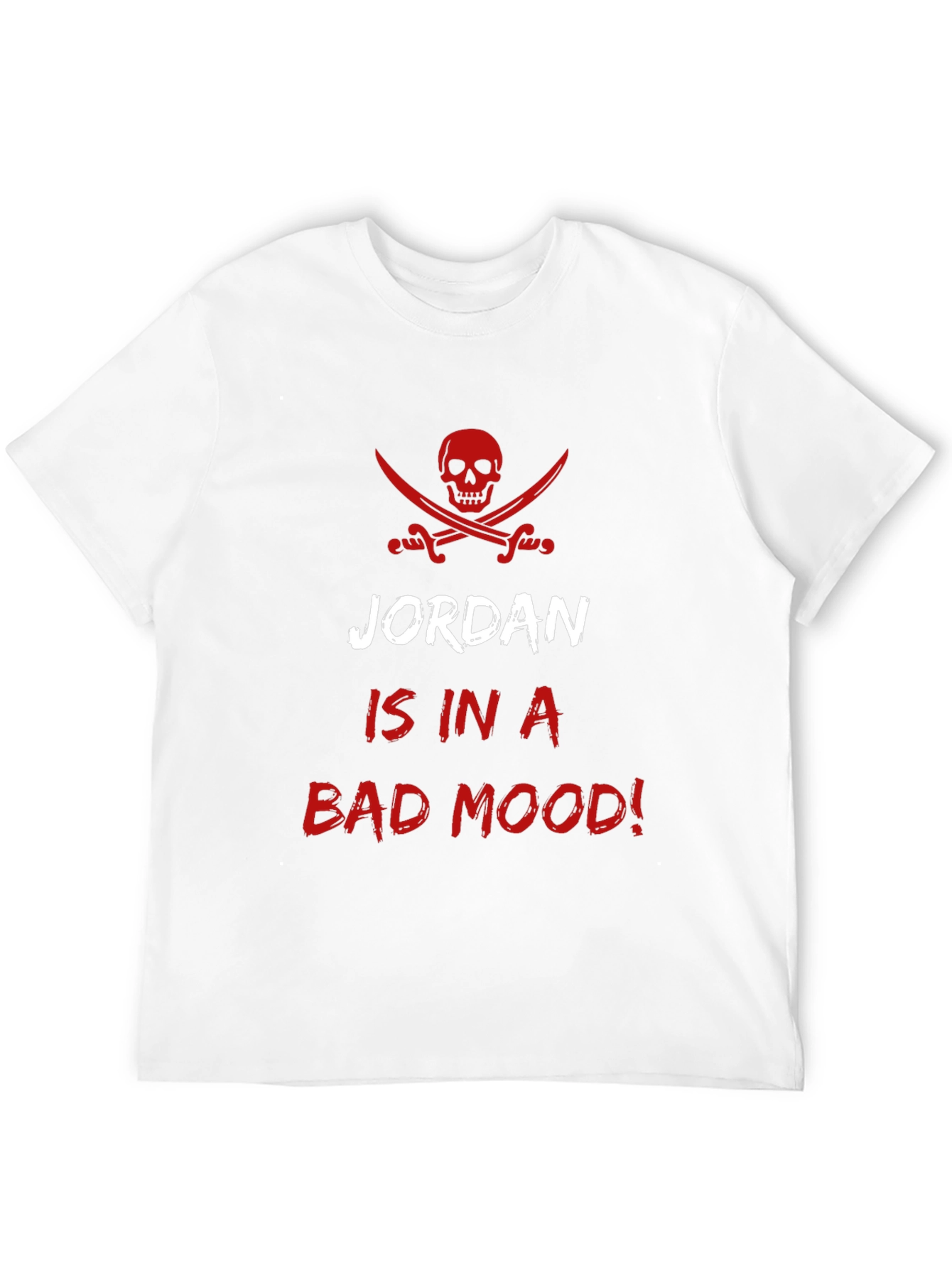 Black Jordan is in a Bad Mood! T-Shirt - Funny Graphic Tee view 12