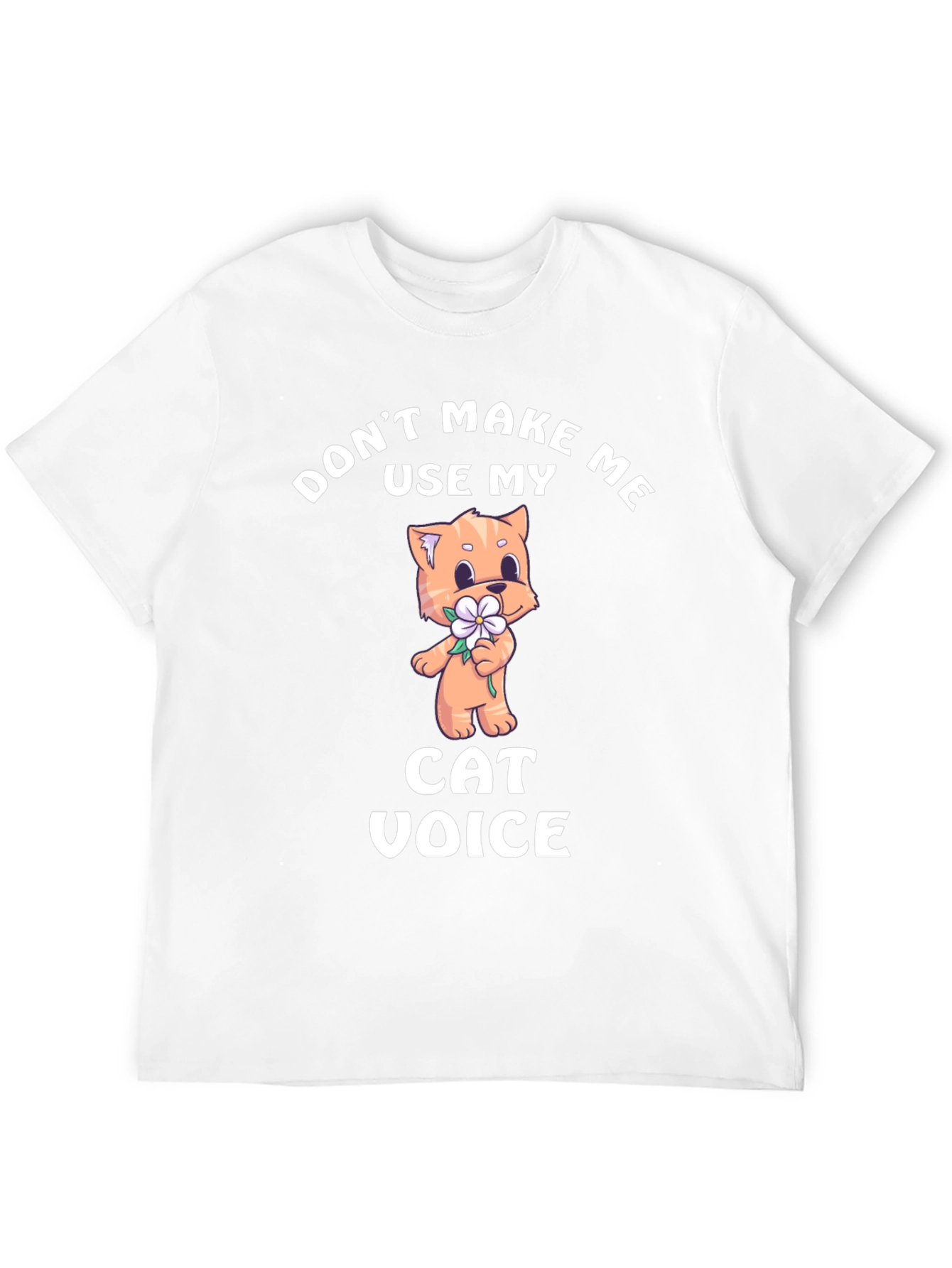 Black Don't Make Me Use My Cat Voice T-Shirt view 12