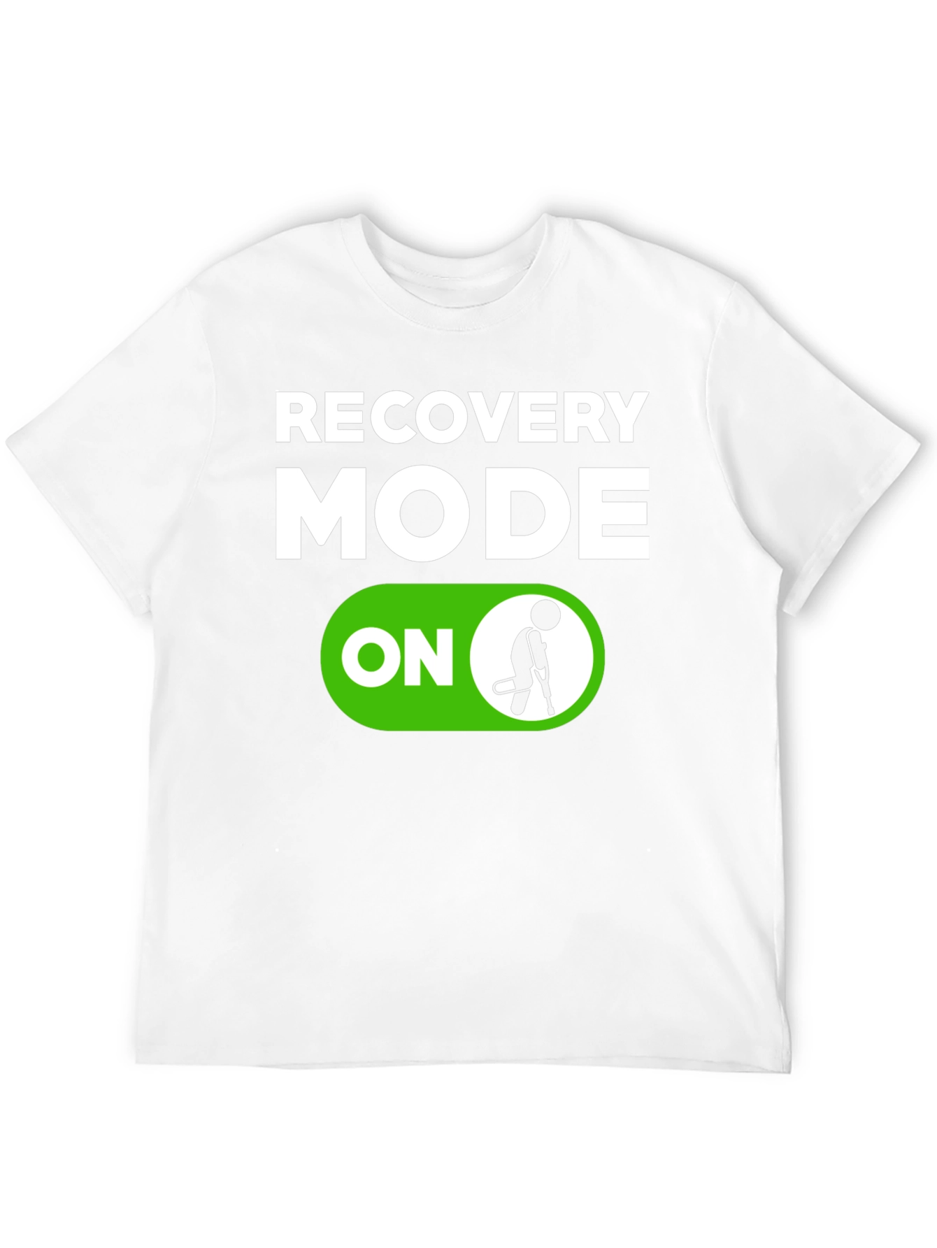 Black Recovery Mode ON T-Shirt - Funny Get Well Soon Gift view 12