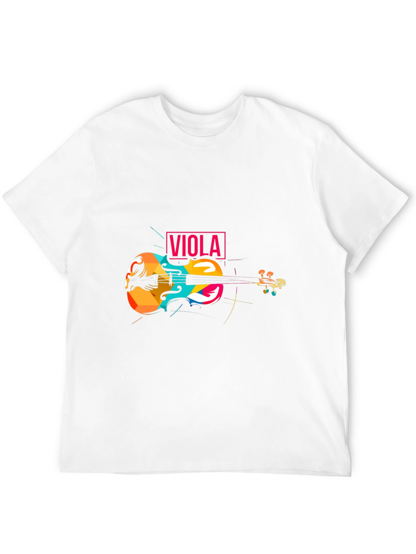 Black Colorful Viola Graphic T-Shirt view 12