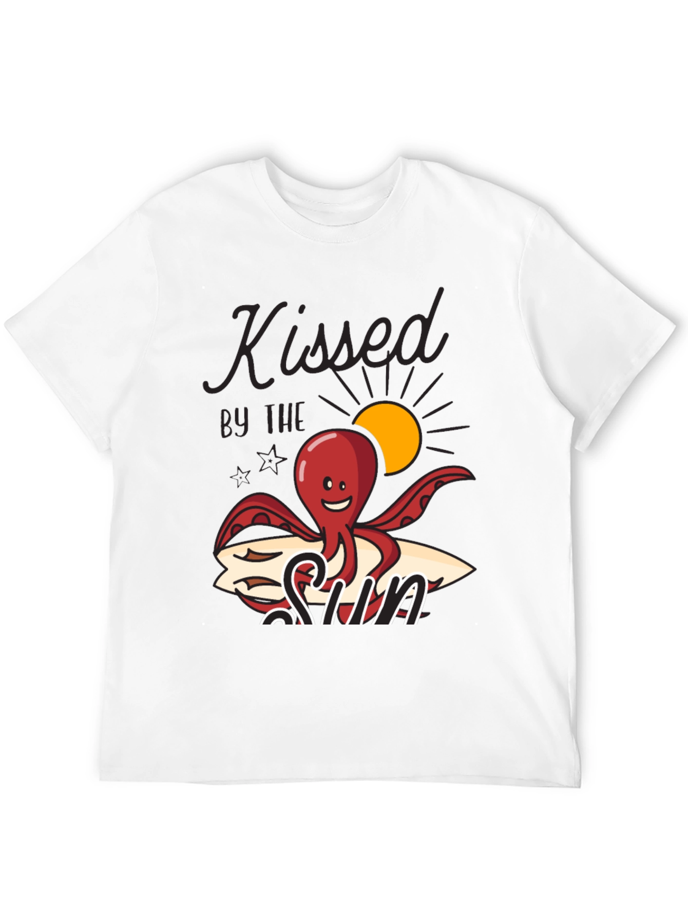 Black Kissed By The Sun Octopus Graphic Tee view 12